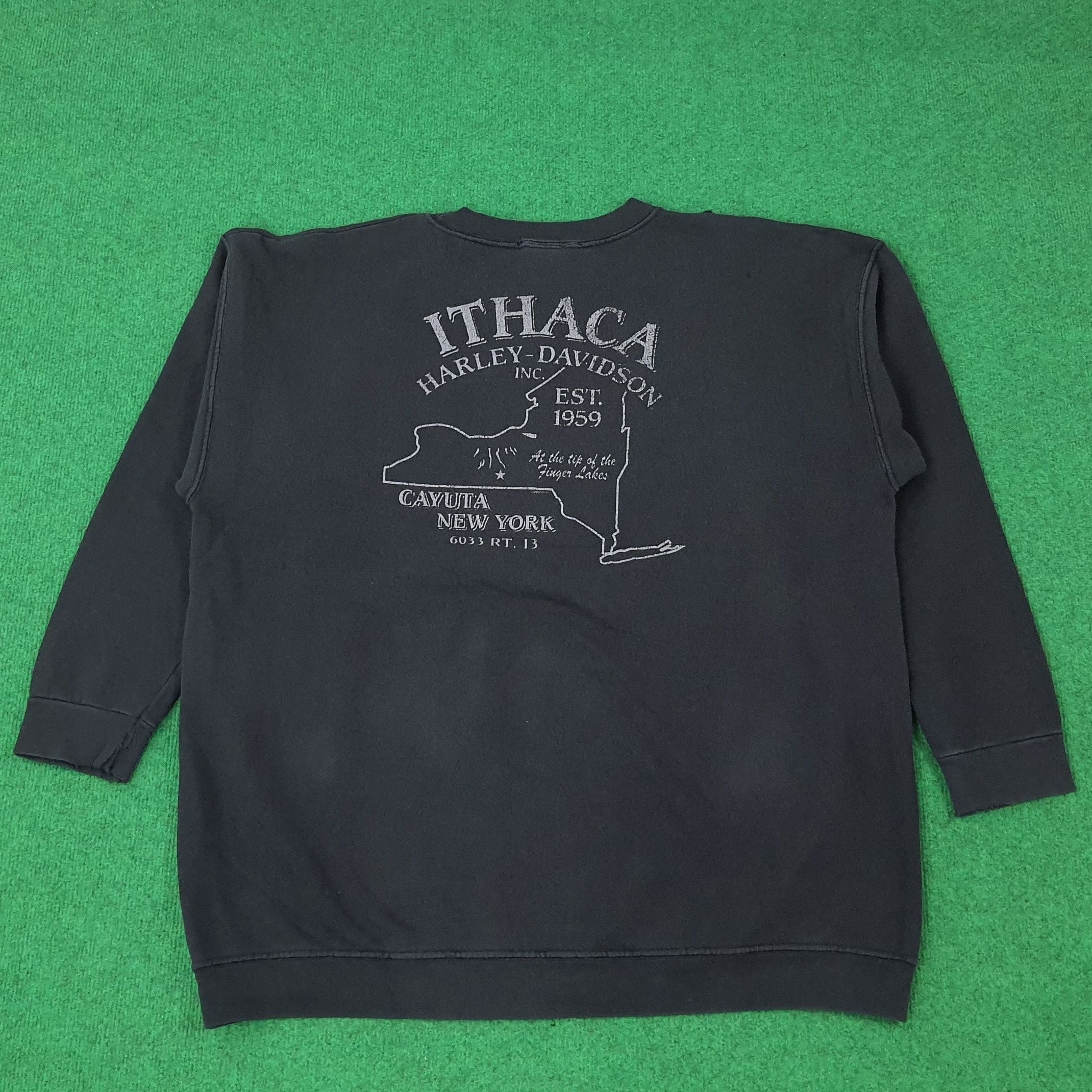 Harley Davidson × Vintage Vintage Harley Davidson Motorcycles Sweatshirt C221N23 Size US XL / EU 56 / 4 - 4 Thumbnail