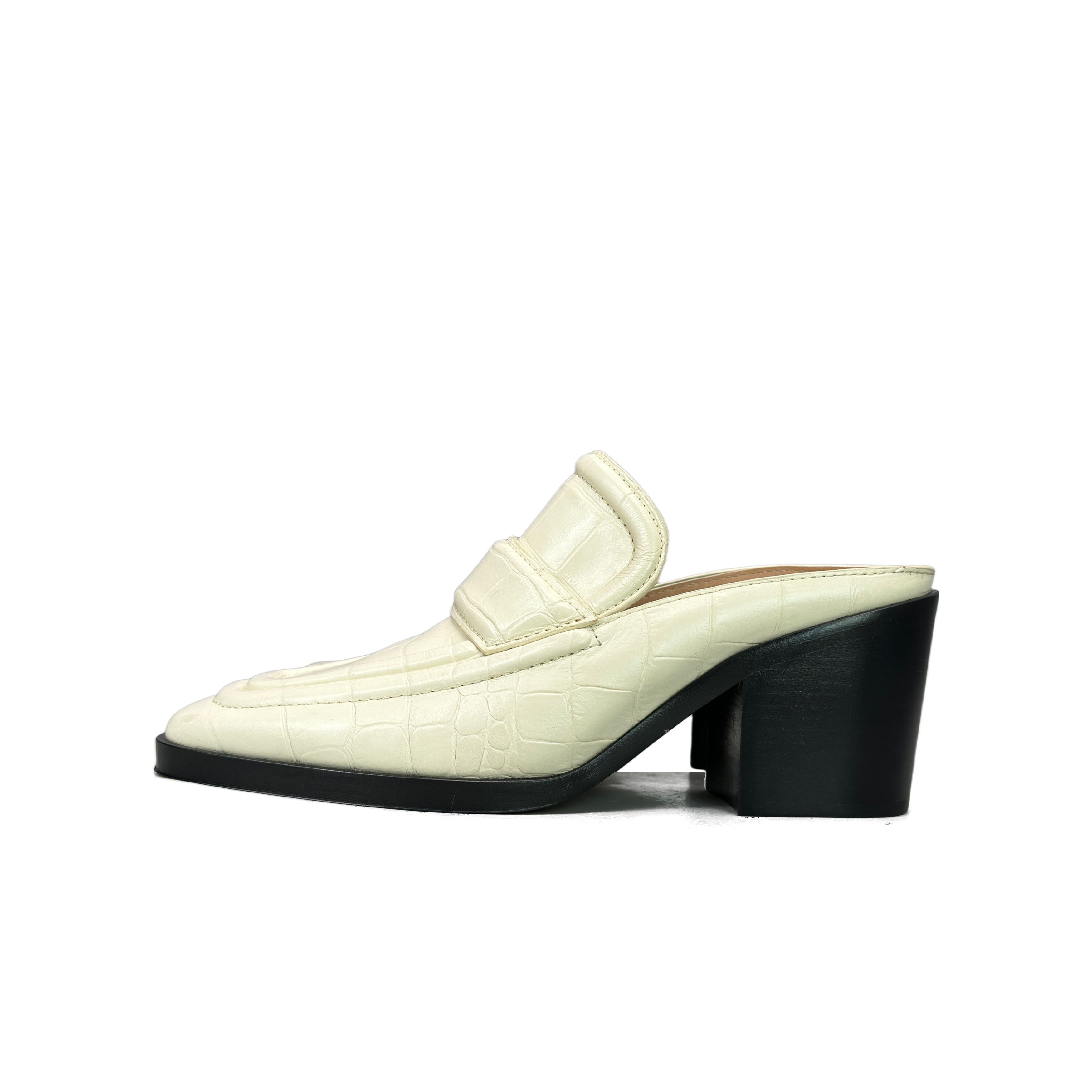 Bottega Veneta Bottega Veneta Square Toe Block Heel Mules Size 38 Size US 8 / IT 38 - 1 Thumbnail