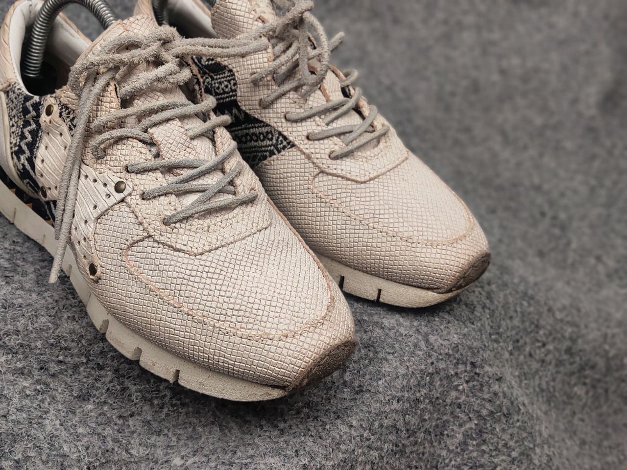 A.S.98 A.S.98 Design Sand leather Logo classic Sneakers Shoes Size US 8 / IT 38 - 18 Thumbnail