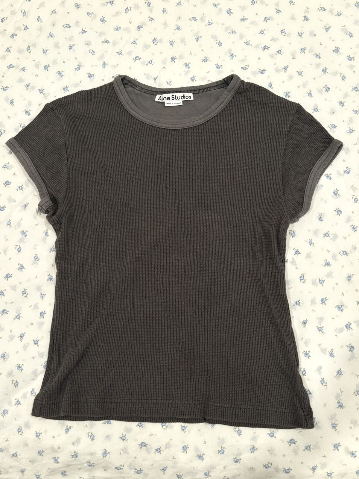 Acne Studios Acne Studios Grey Waffle Knit Top Size M / US 6-8 / IT 42-44 - 1 Thumbnail