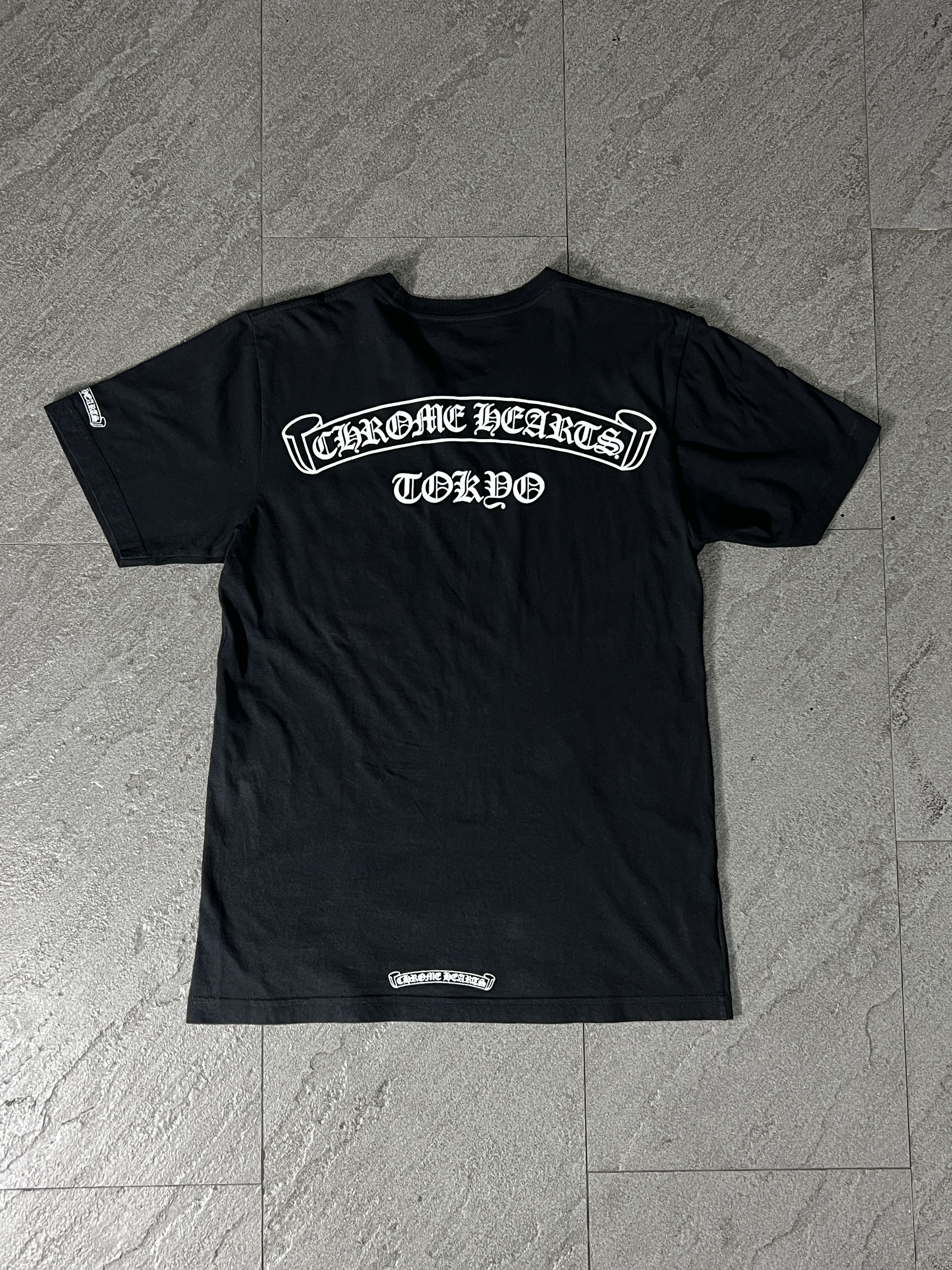 Chrome Hearts CH RS3 Triple Cross Logo Tee in Black | Grailed