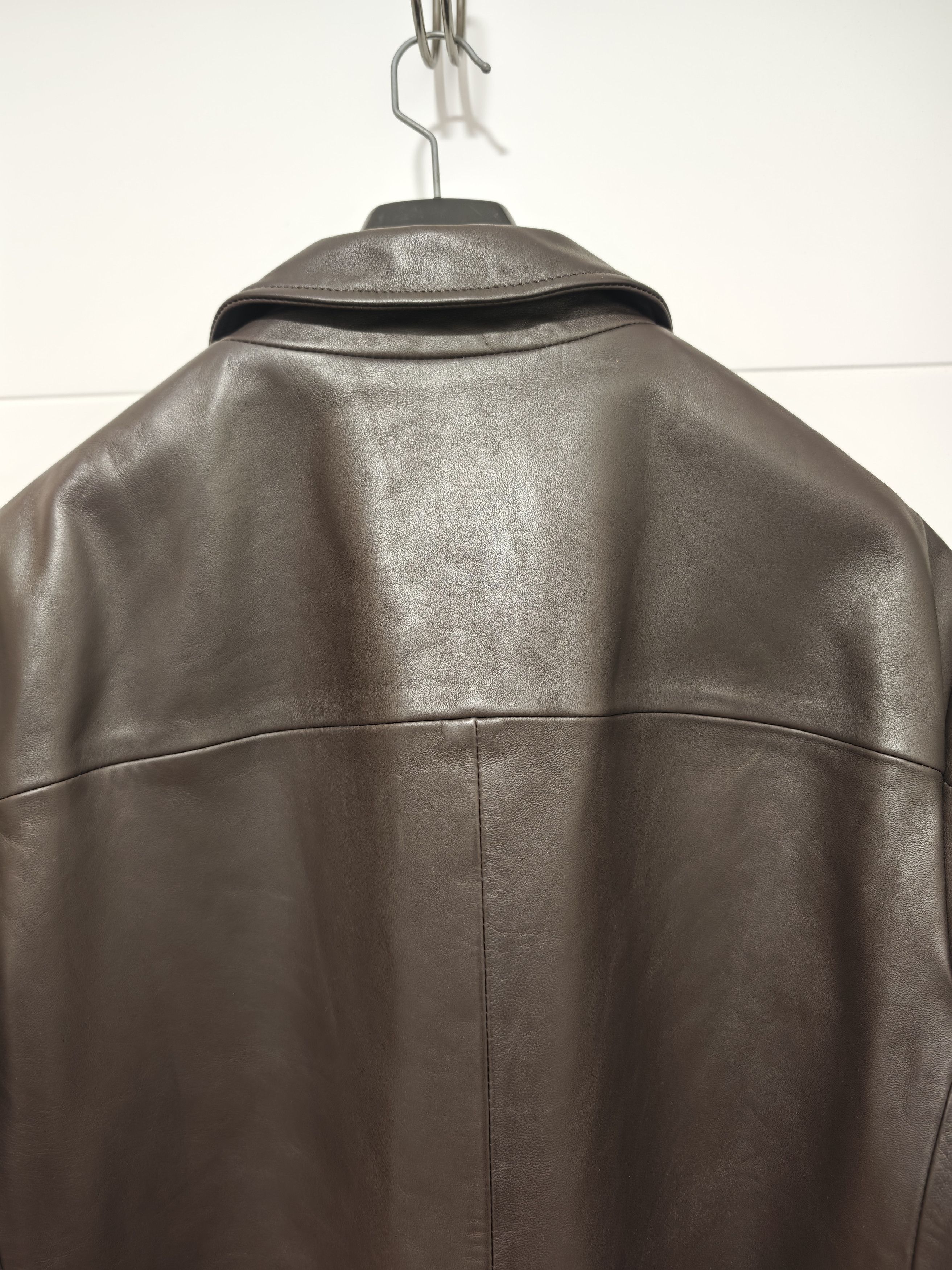 Zara ZARA - Leather Jacket - Size M Size US M / EU 48-50 / 2 - 5 Thumbnail