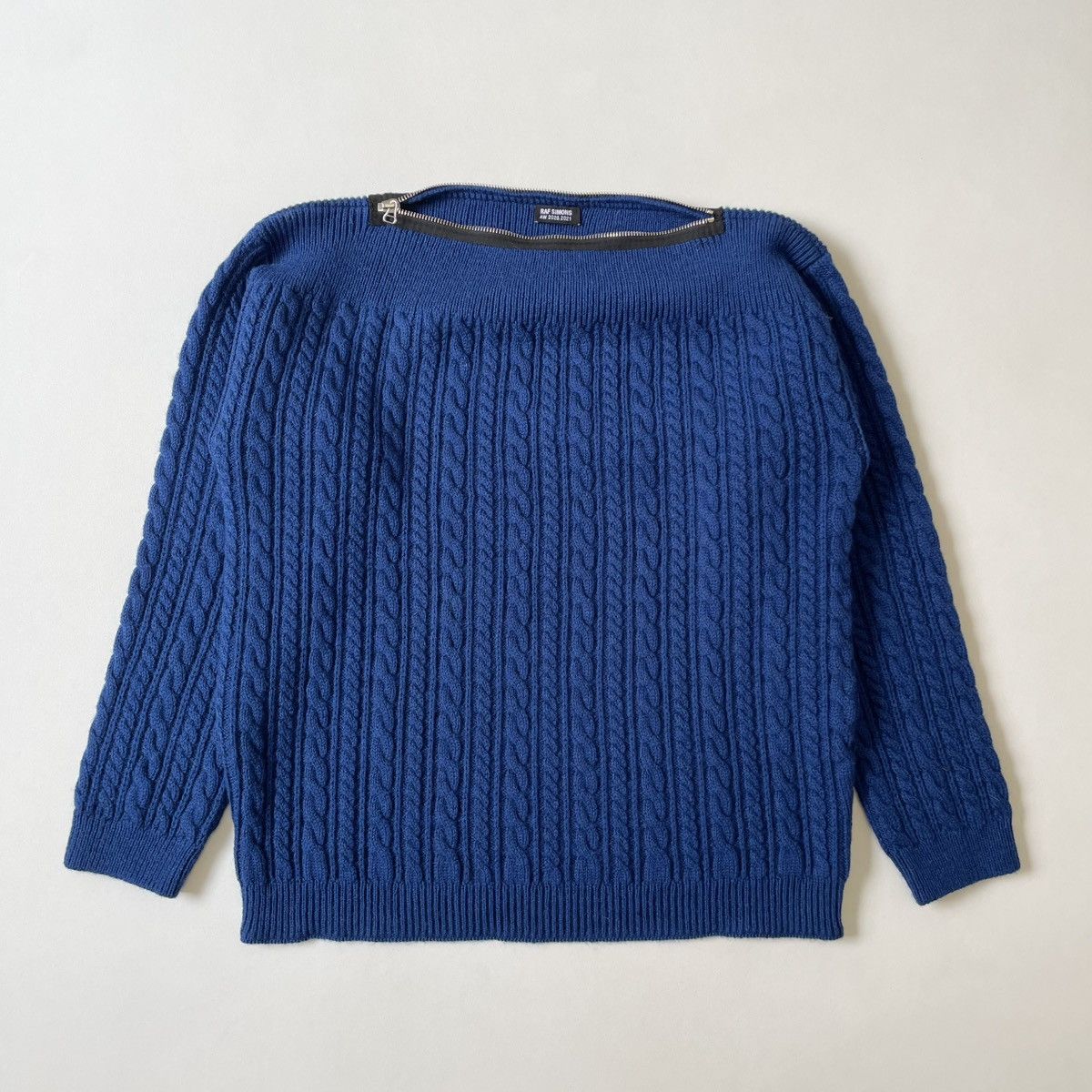 Raf Simons A/W 20 Oversized Cable Knit Sweater Size US M / EU 48-50 / 2 - 14 Thumbnail