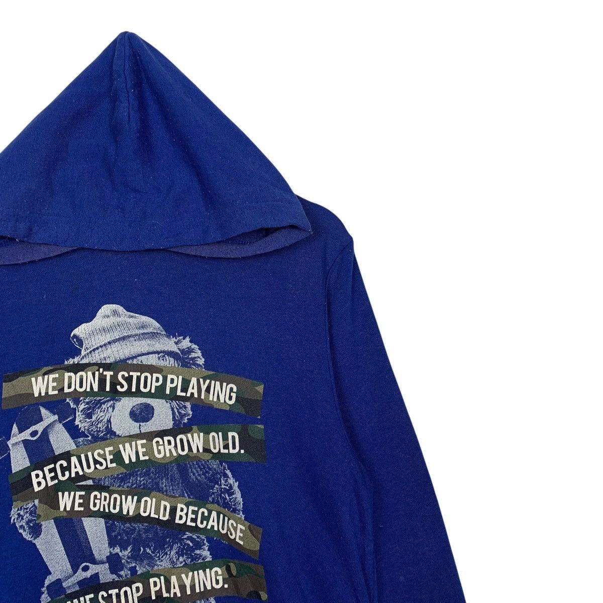 Japanese Brand Vintage Bear Skateboard Quotes Hoodie Size US M / EU 48-50 / 2 - 5 Thumbnail