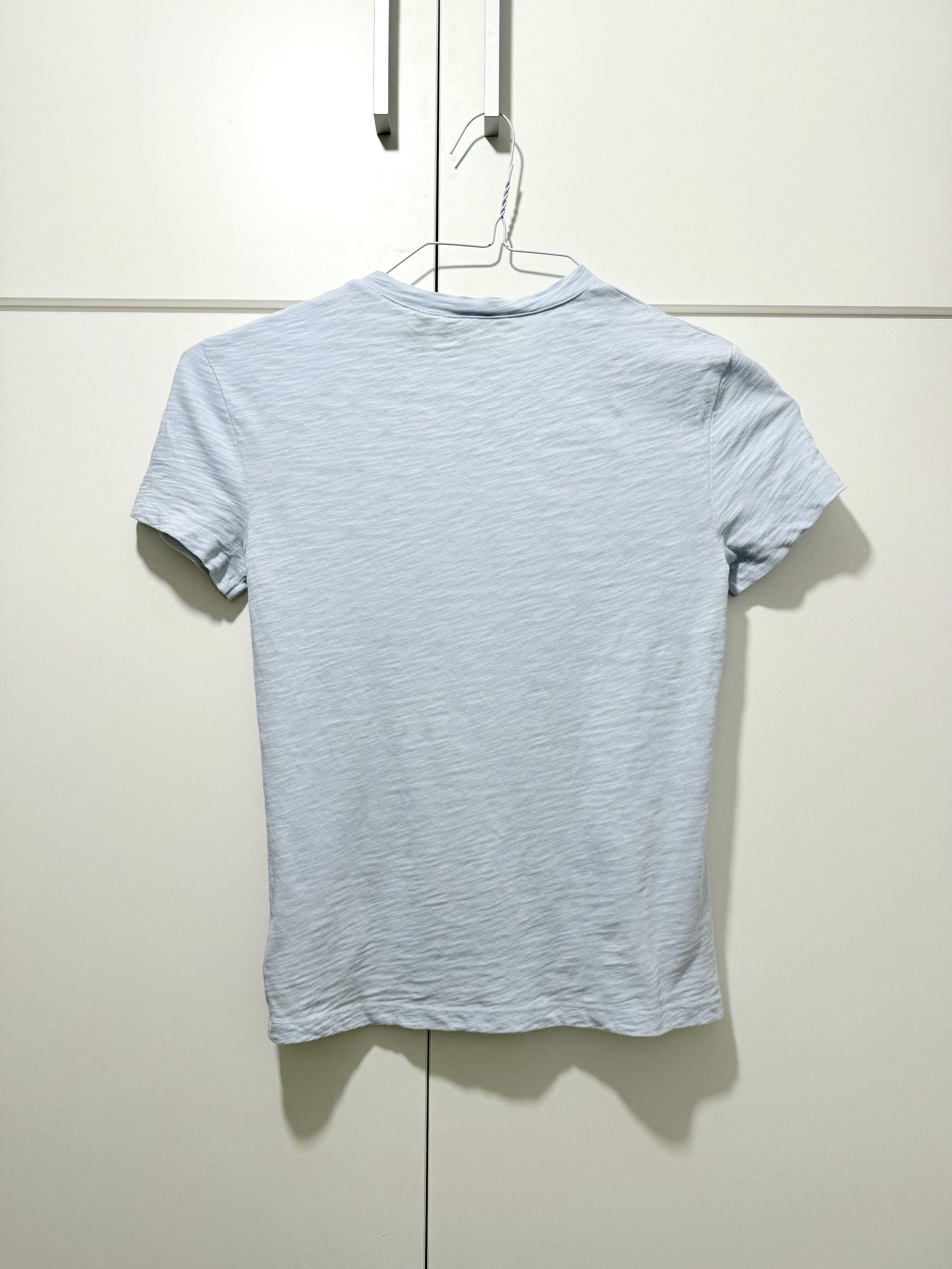 Theory Women's Theory Baby Blue T-shirt (XS) Size XS / US 0-2 / IT 36-38 - 3 Thumbnail