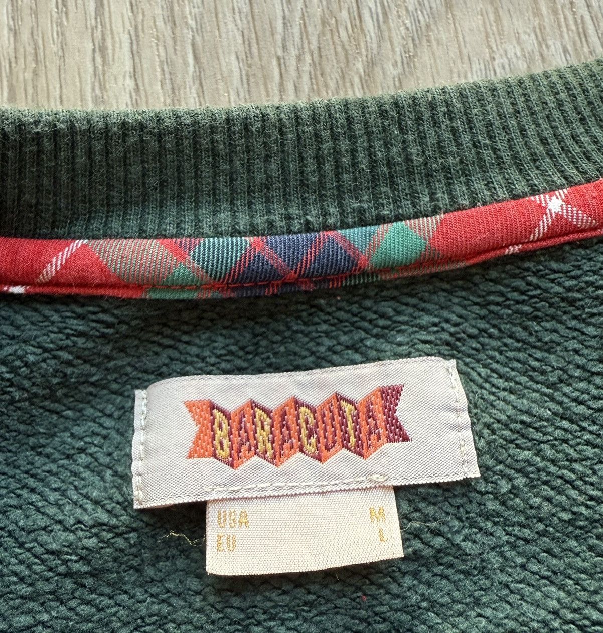 Baracuta Vintage Baracuta Green Sweatshirt Big Embroidered Logo Size US M / EU 48-50 / 2 - 5 Thumbnail