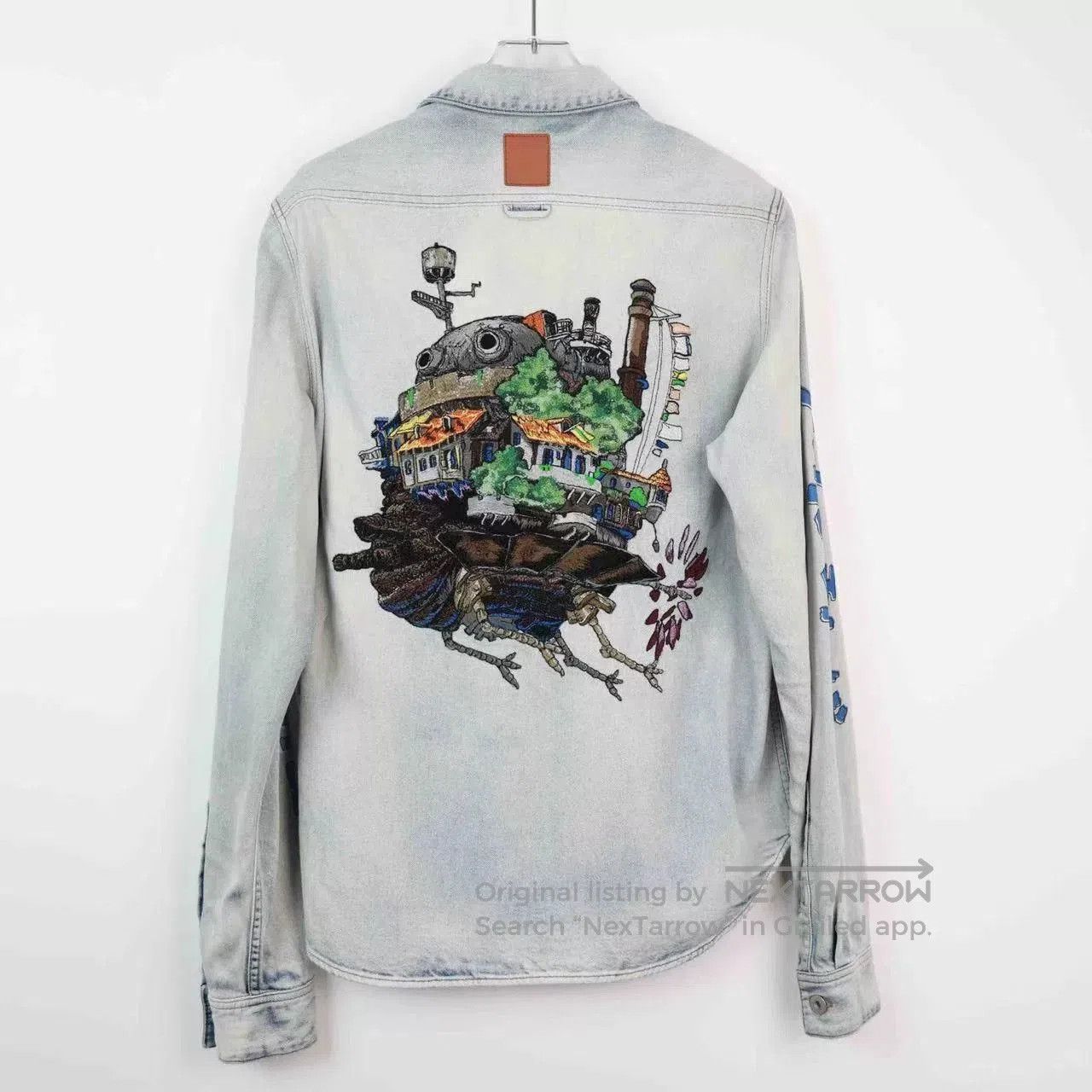 Loewe Loewe Miyazaki Castle Embroidered Denim Shirt. Size US L / EU 52-54 / 3 - 2 Thumbnail