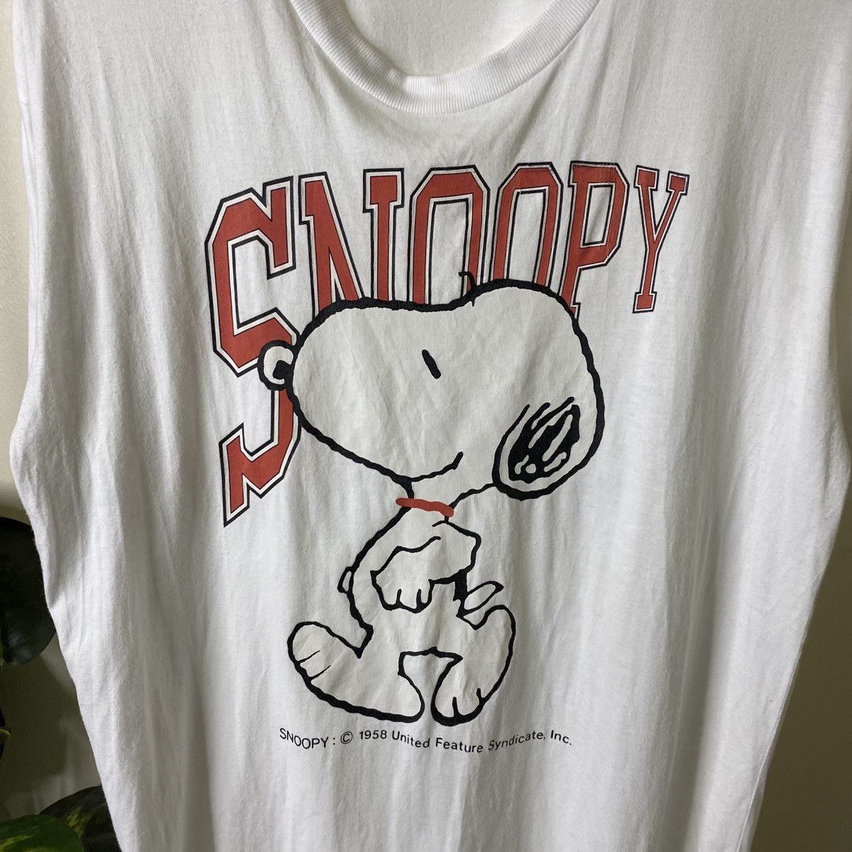 Peanuts Vintage 1990s Snoopy Cartoon Big Graphic T Shirt Size US L / EU 52-54 / 3 - 2 Thumbnail