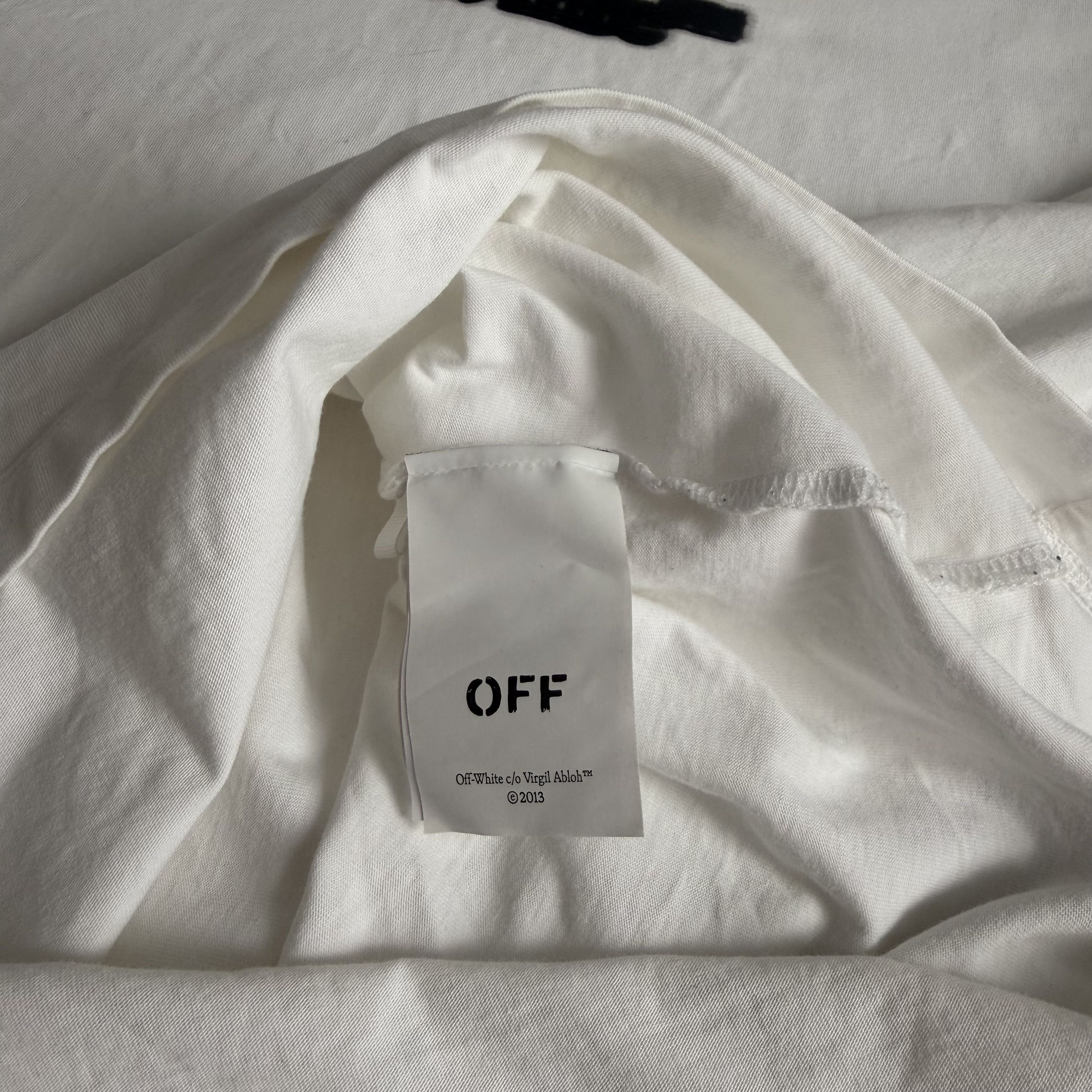 Off-White Off White Center Logo Baggy Oversize T Shirt Size US M / EU 48-50 / 2 - 4 Thumbnail
