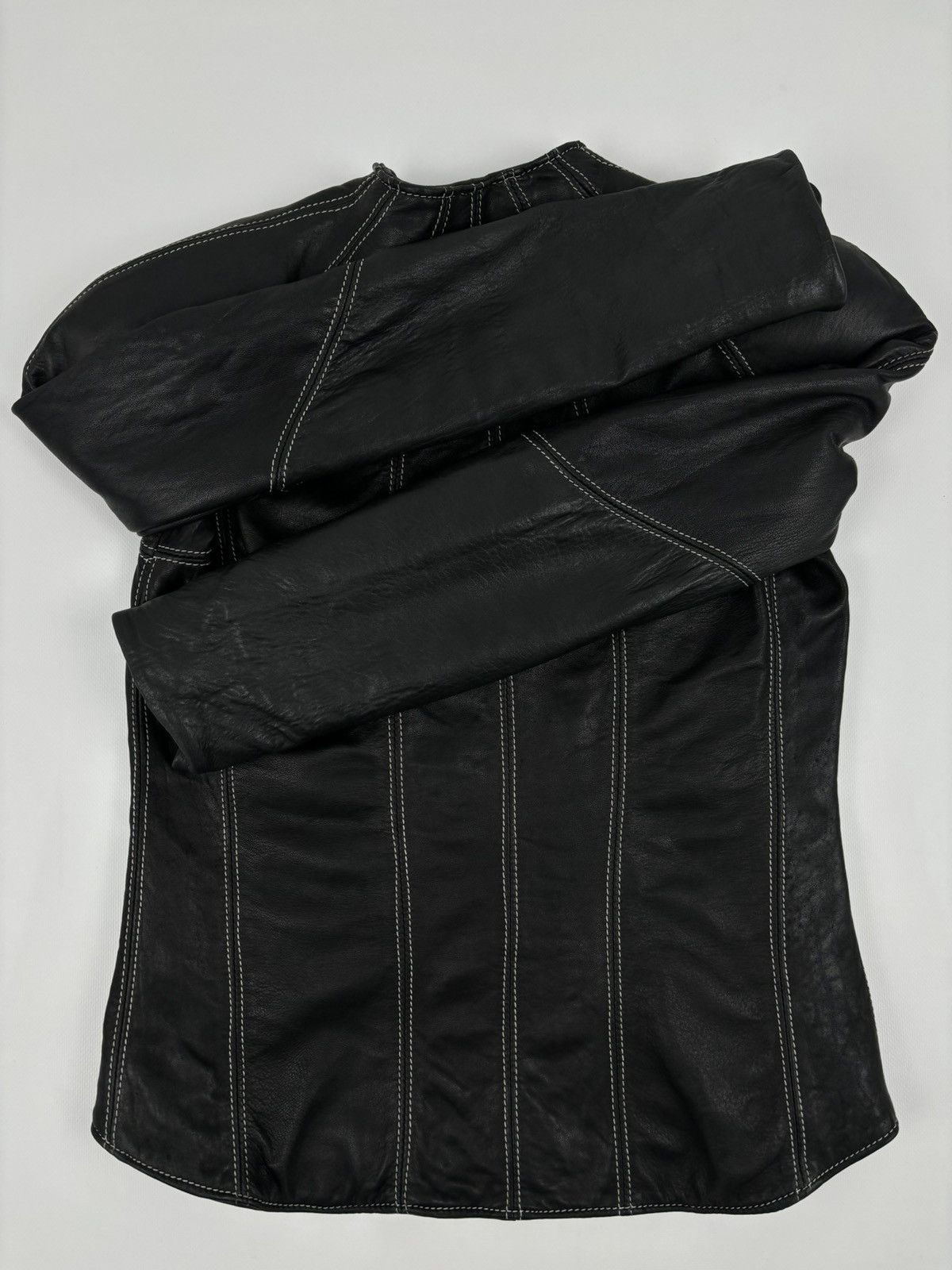 Other VTG NORTHBOUND LEATHER 6000 Contoured Canada BDSM Full-Zip Jacket Bomber 12 Size M / US 6-8 / IT 42-44 - 11 Thumbnail