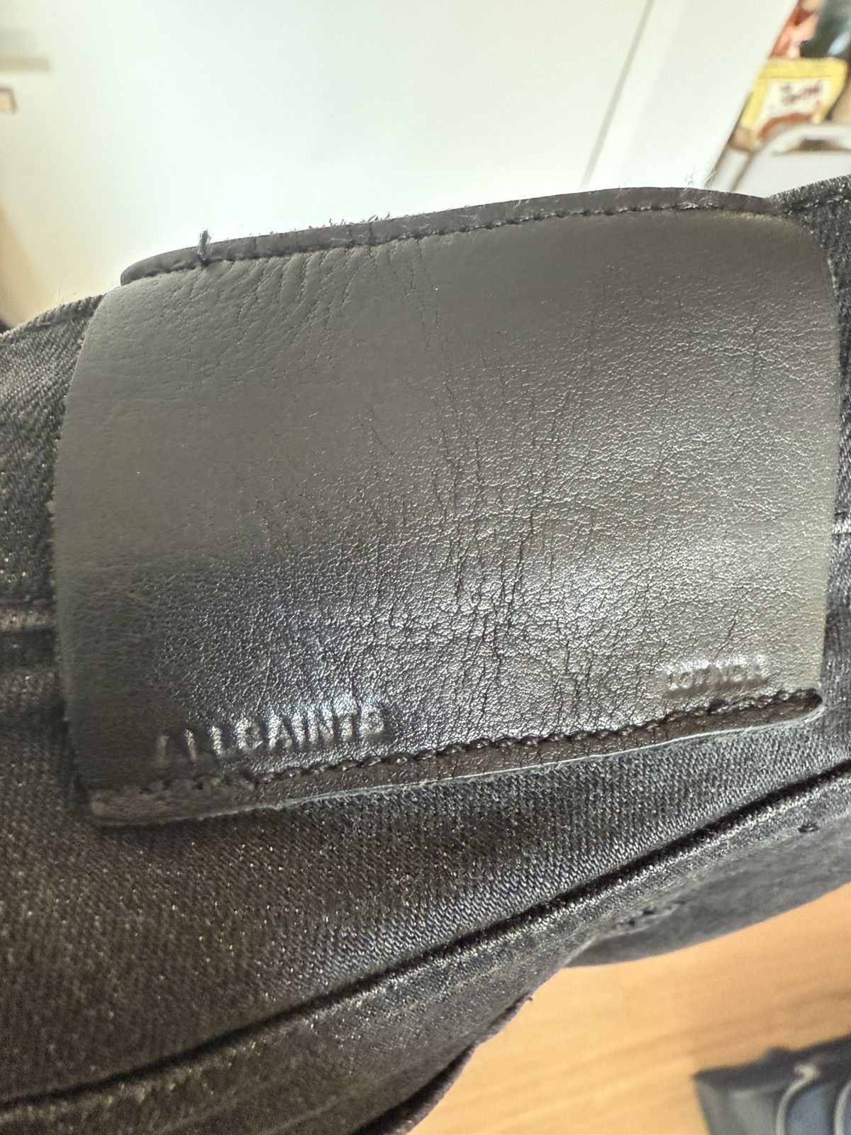 Allsaints Allsaints Black Washed Denim Skinny Jeans Size US 34 / EU 50 - 3 Thumbnail