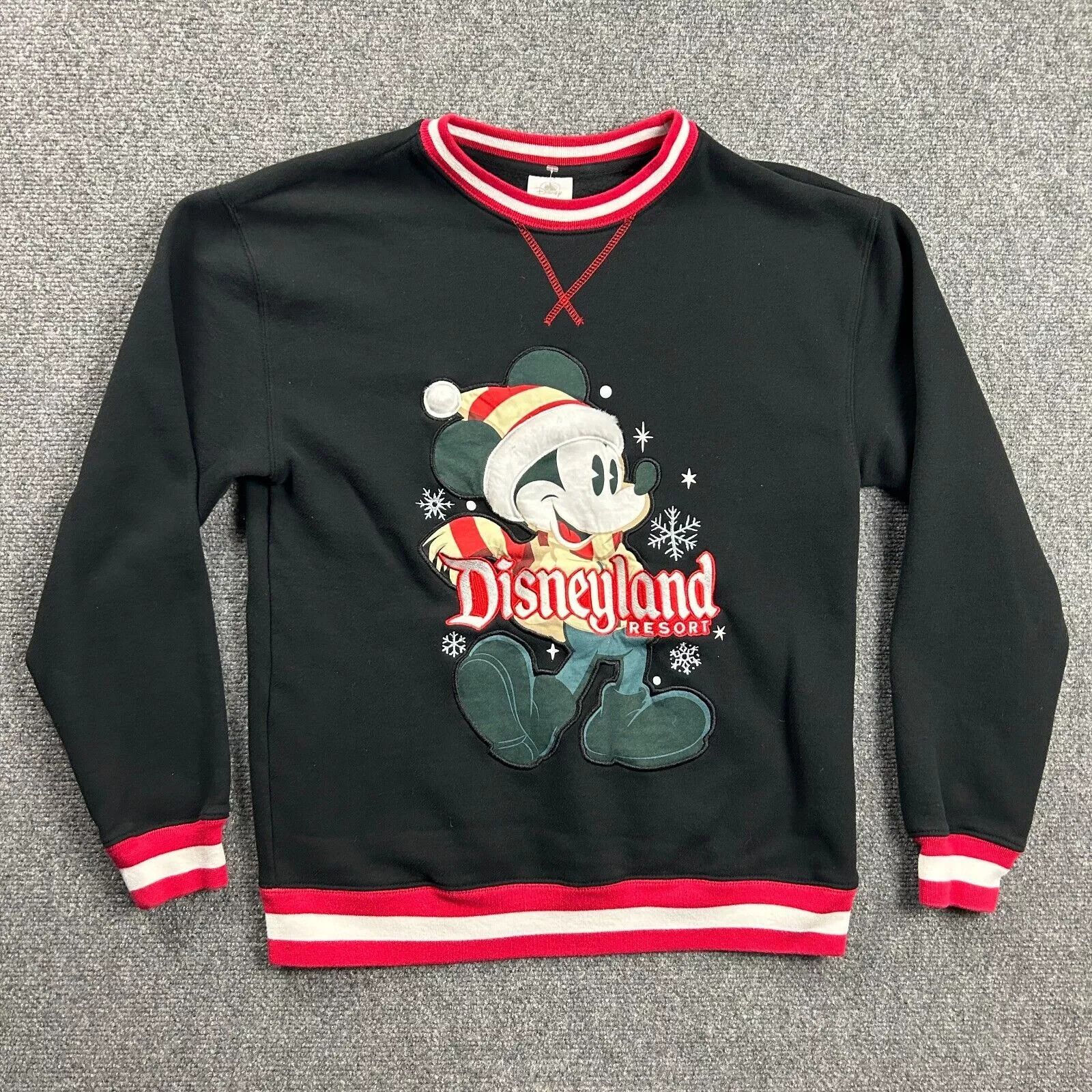 Disney Disneyland Resort Sweatshirt Small Christmas Mickey Mouse Size S / US 4 / IT 40 - 1 Thumbnail