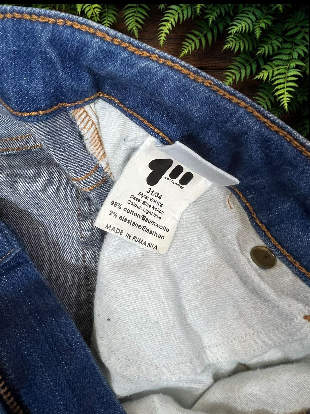 Won Hundred Won Hundred Slim Fit Jeans Size W32 L34 Size US 32 / EU 48 - 6 Thumbnail