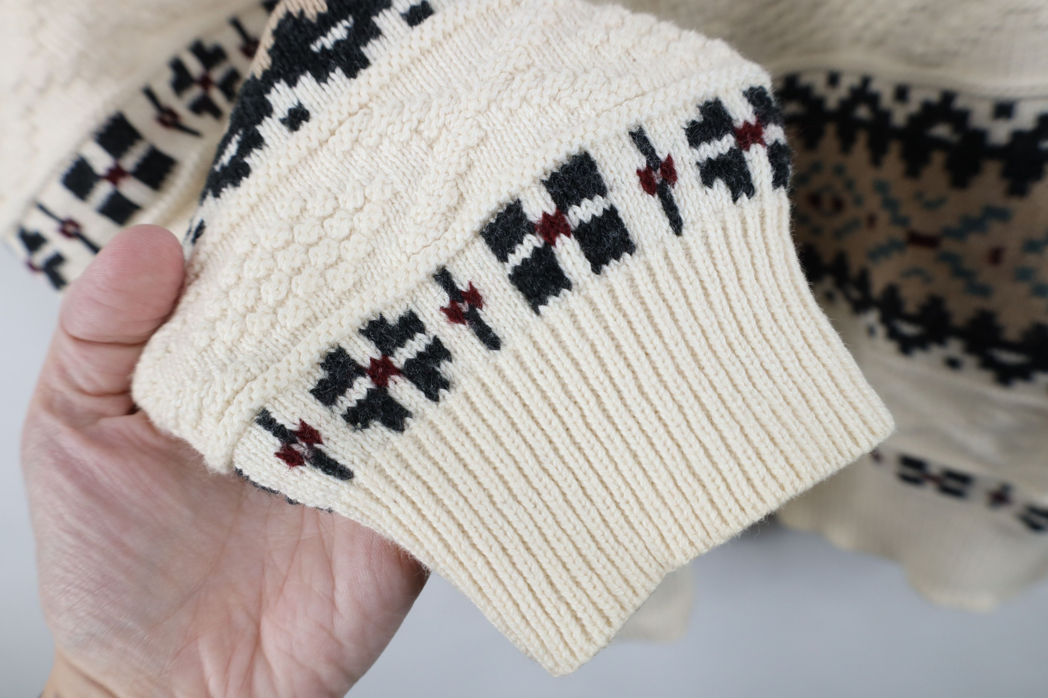Vintage Vintage 90s Streetwear Cotton Fair Isle Knit Sweater USA Size US L / EU 52-54 / 3 - 5 Thumbnail