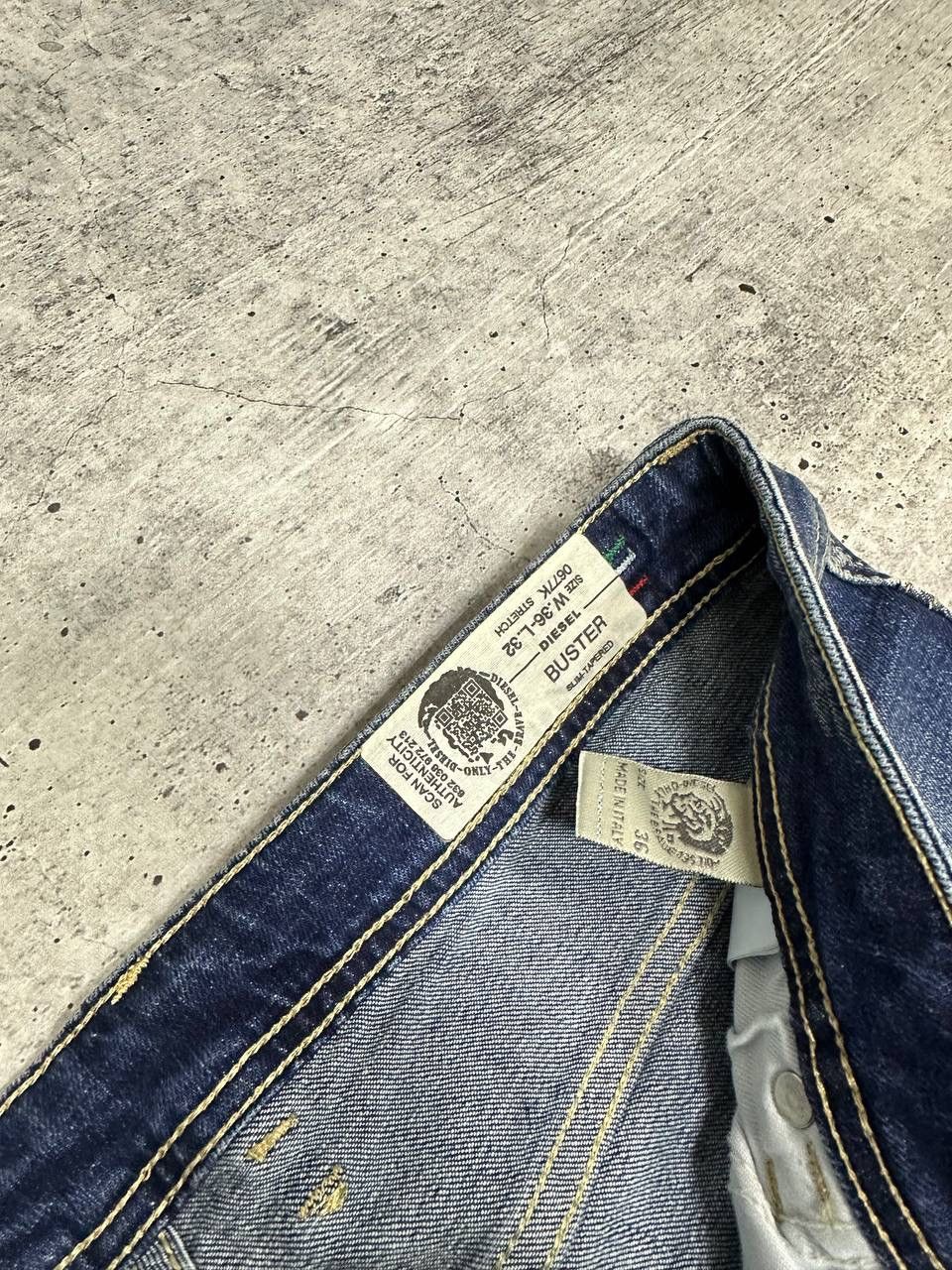 Diesel × Vintage Vintage Diesel Buster Dark Denim Pants Size US 36 / EU 52 - 10 Thumbnail