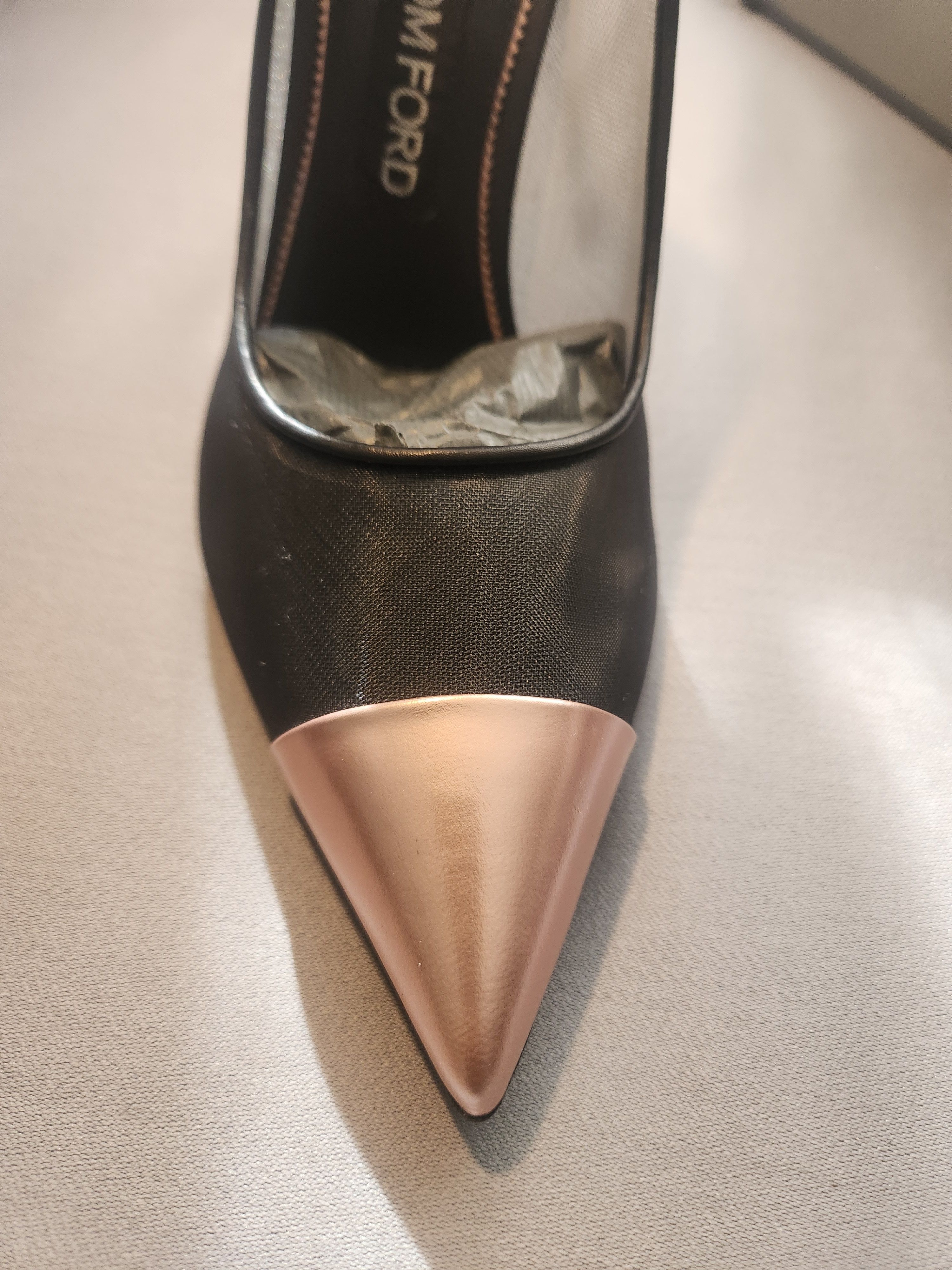 Tom Ford Tom Ford Mix Mesh Cap-Toe Pump Size US 11 / IT 41 - 6 Thumbnail