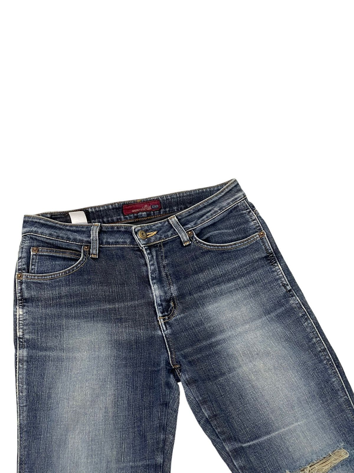 Edwin Flare Jeans Edwin Japan Stretch Distress Boot Cut 6🟦2 Size US 30 / EU 46 - 8 Thumbnail