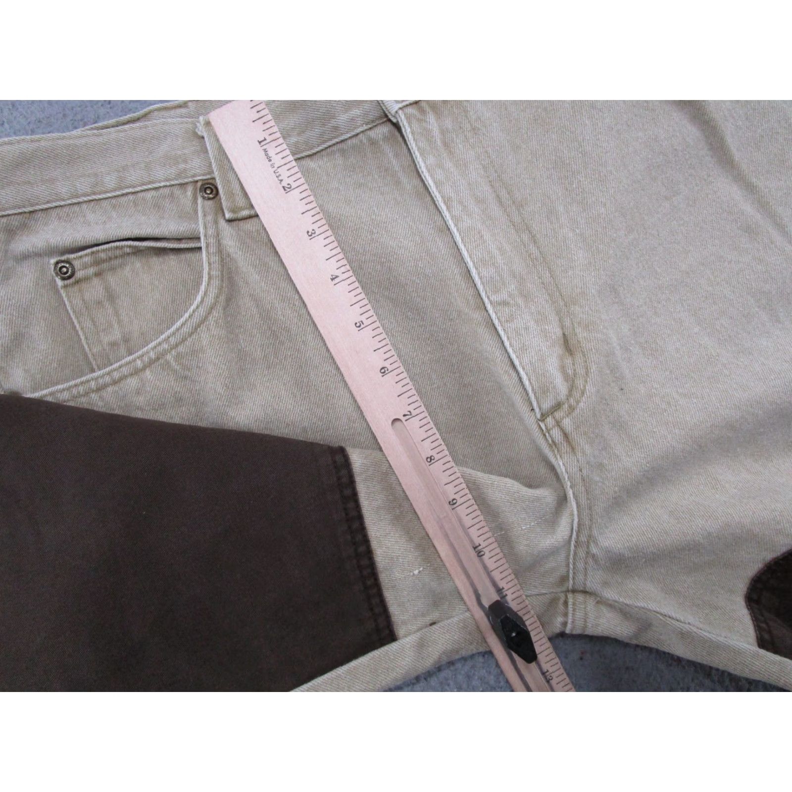Vintage Remington Pants Mens 36x28 Chino Brown Cotton Regular Straight Outdoor Pockets Read Size US 36 / EU 52 - 7 Thumbnail