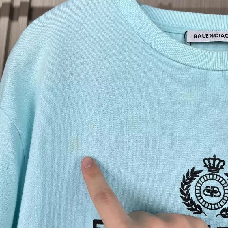 Balenciaga Balenciaga Crown wheat-ear printed monogram short sleeve Size US S / EU 44-46 / 1 - 4 Thumbnail