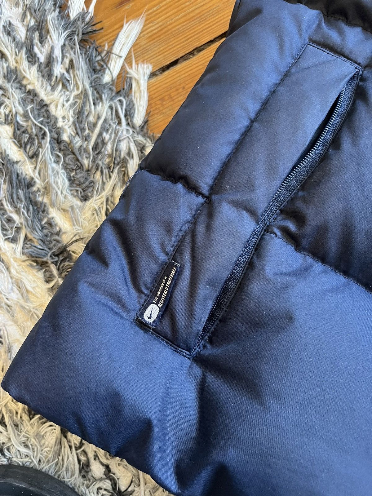 Nike × Vintage Blue Navy puffer vest vintage logo big 90s Size US S / EU 44-46 / 1 - 3 Thumbnail