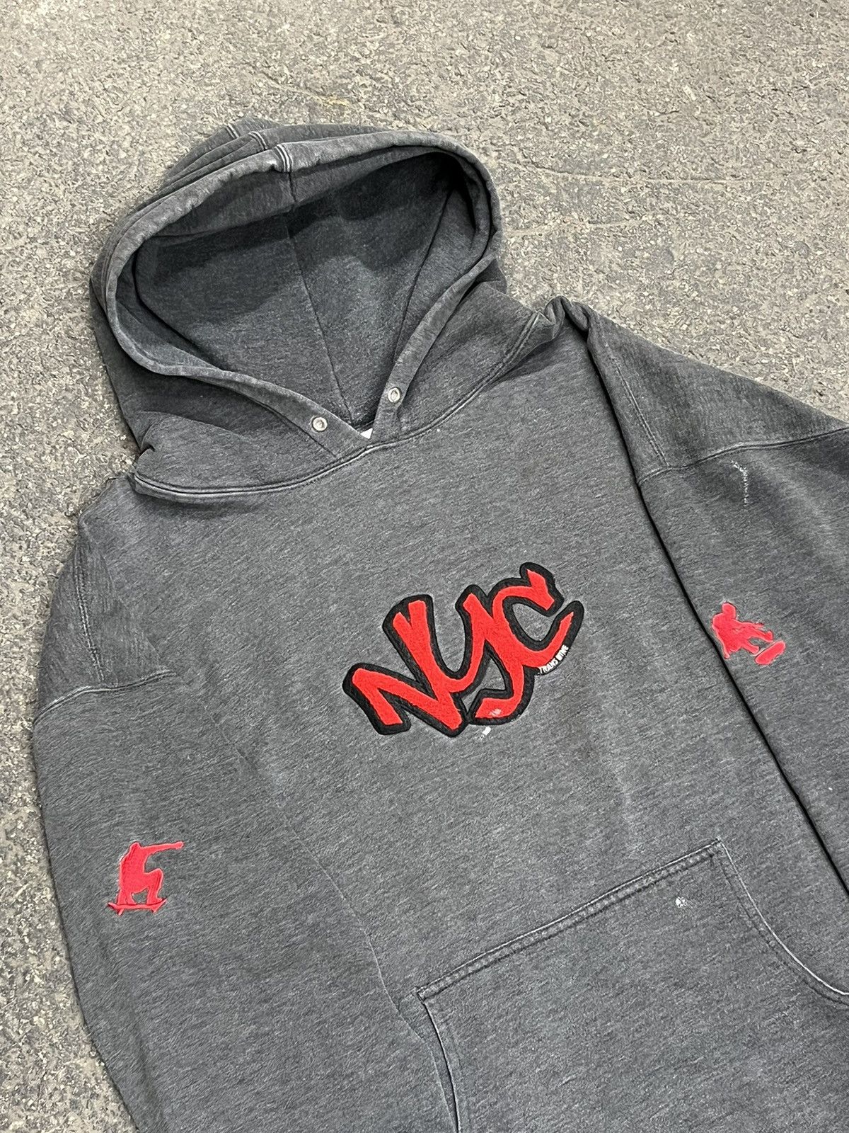 JNCO × Vintage Jnco style y2k skate hoodie rare hype boxy faded streetwear Size US XL / EU 56 / 4 - 3 Thumbnail