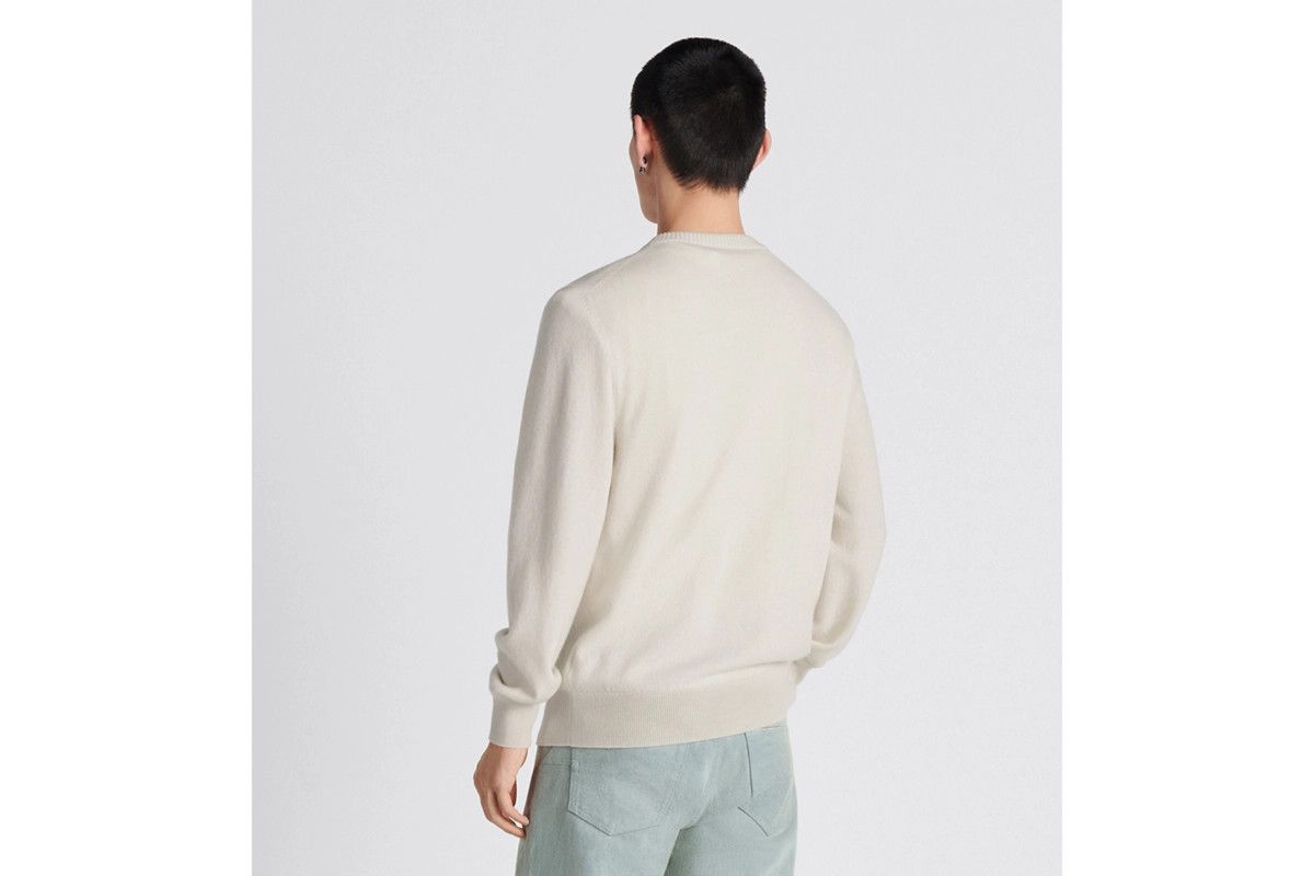 Dior o1bcso1str1124 Sweater with CD Interlaced Signature in White Size US L / EU 52-54 / 3 - 6 Thumbnail
