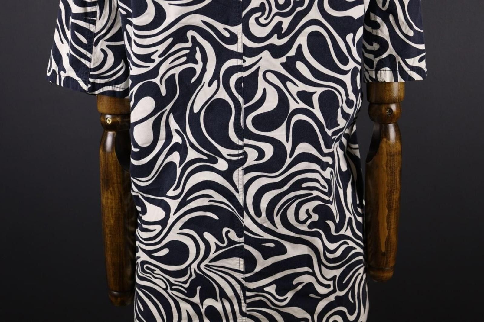Polo Ralph Lauren Laurel Jeans by Escada Blue Abstract Button Shirt Size 38 Size M / US 6-8 / IT 42-44 - 12 Thumbnail