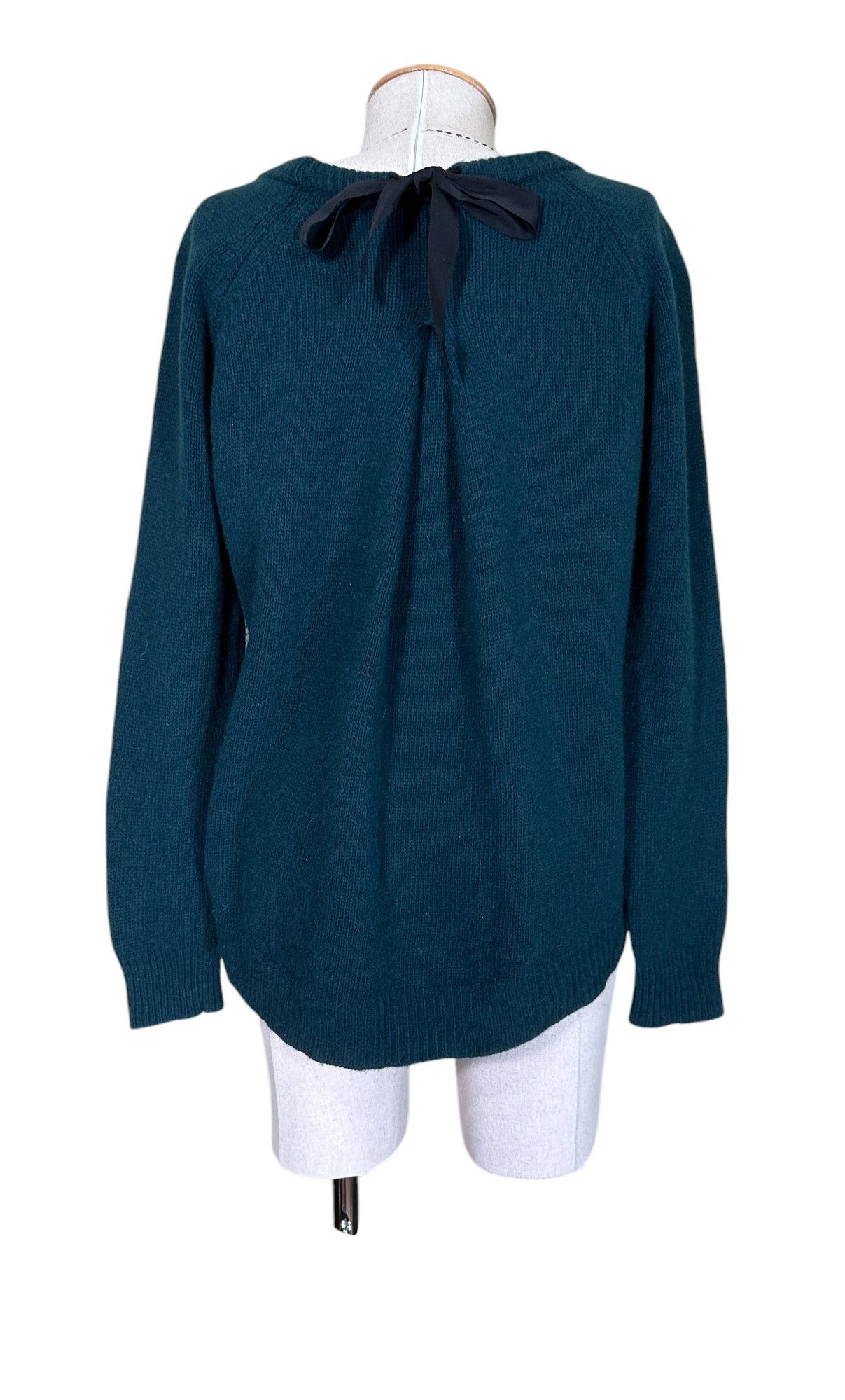 Designer Erika Cavallini green cashmere sweater Size L / US 10 / IT 46 - 2 Thumbnail
