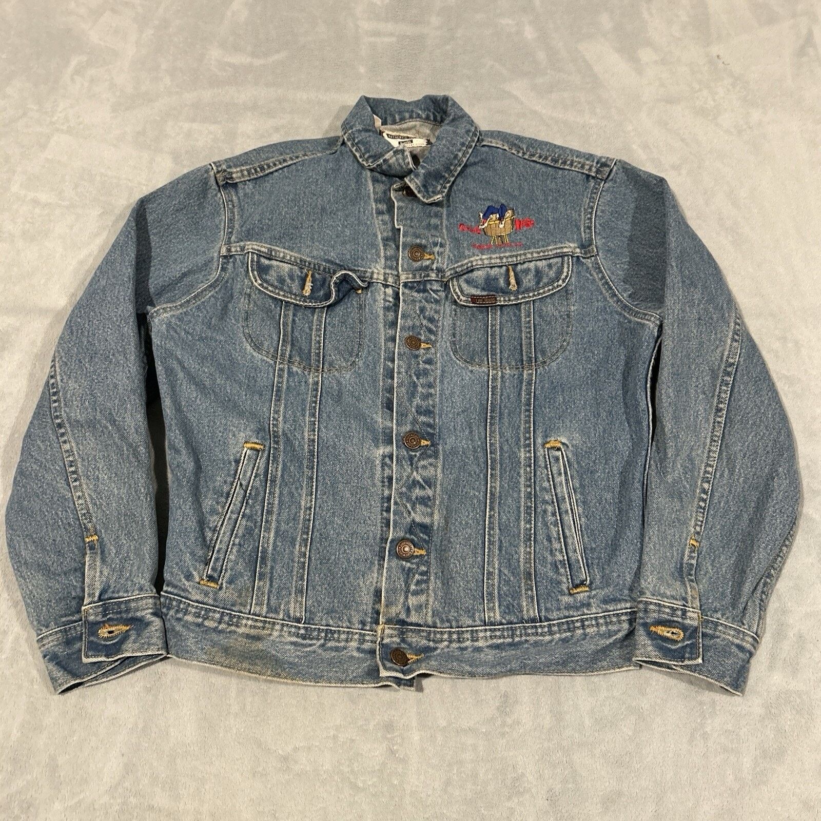 Lee Santa Cruz Ca Lee Cropped Denim Jacket Womens Small Cowgirl Size S / US 4 / IT 40 - 1 Thumbnail