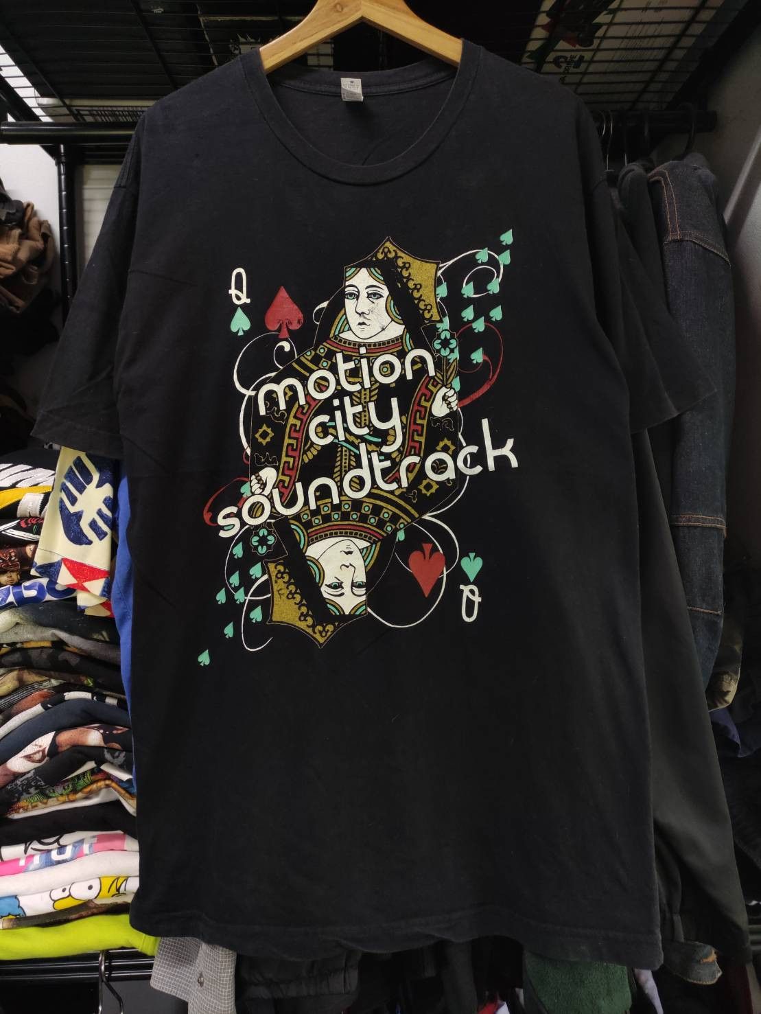 Band Tees Vtg 00's Motion City Soundtrack " Queen Q " T-Shirt Size US XL / EU 56 / 4 - 2 Thumbnail