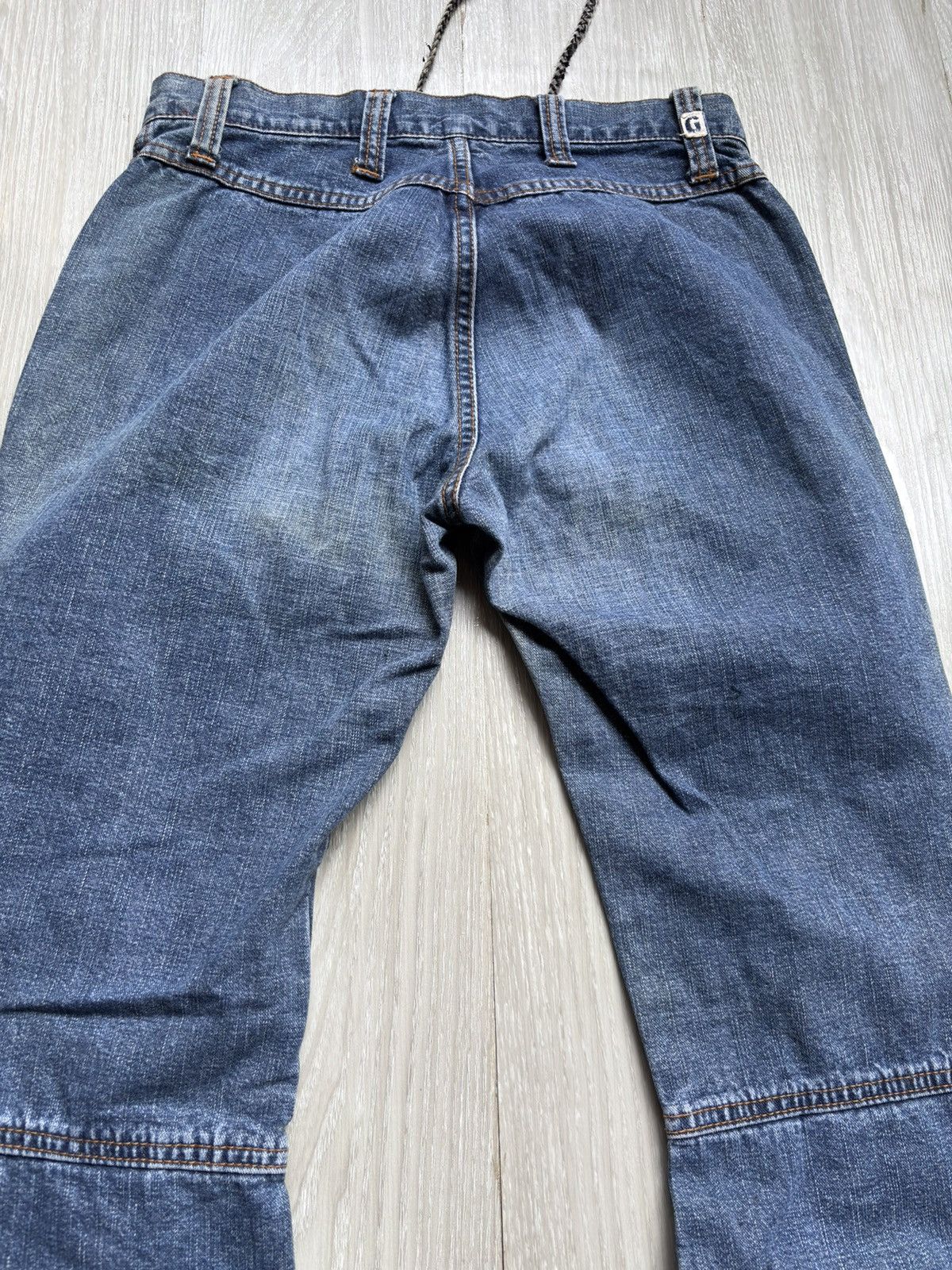 Japanese Brand G brand lace up flare jeans Size US 27 - 7 Thumbnail