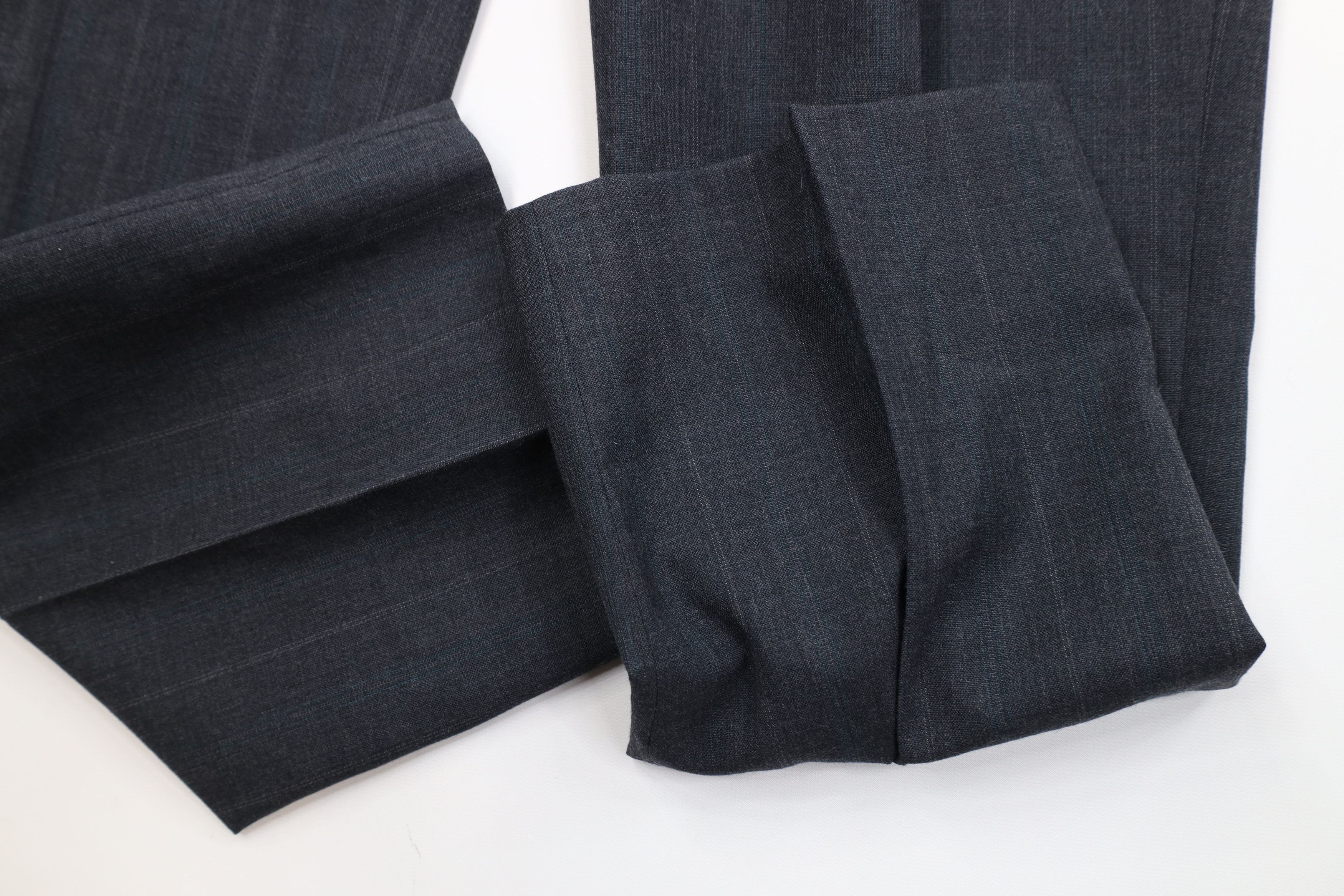 Vintage Vintage 90s Streetwear 2 Piece Worsted Wool Striped Suit Size 42L - 16 Thumbnail