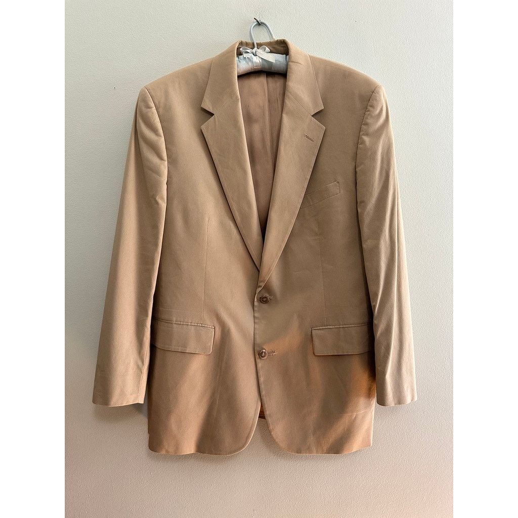 Brooks Brothers Brooks Brothers Brooksease khaki two button blazer size 43R Size 42R - 2 Thumbnail