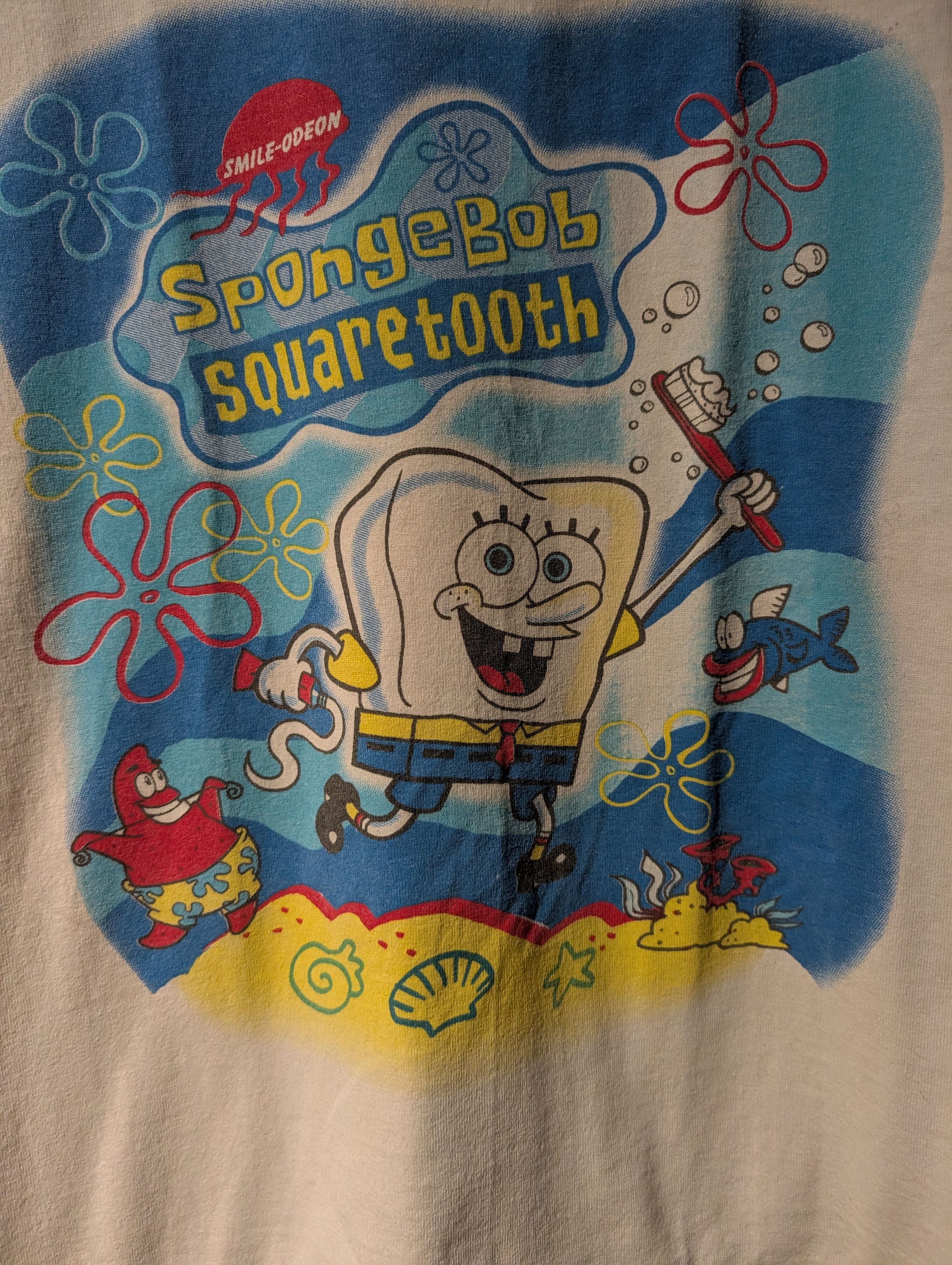 Nickelodeon Vintage Y2K Spongebob Squarepants YOUTH Medium T-Shirt Size US M / EU 48-50 / 2 - 2 Thumbnail