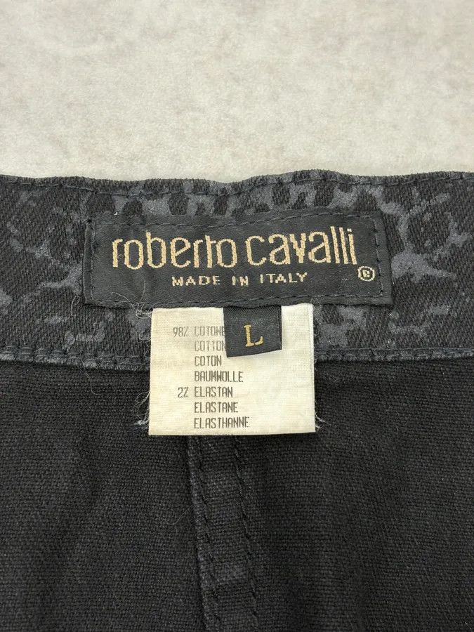 Roberto Cavalli 2000s Roberto Cavalli Black Python Skirt Size 29" - 8 Thumbnail