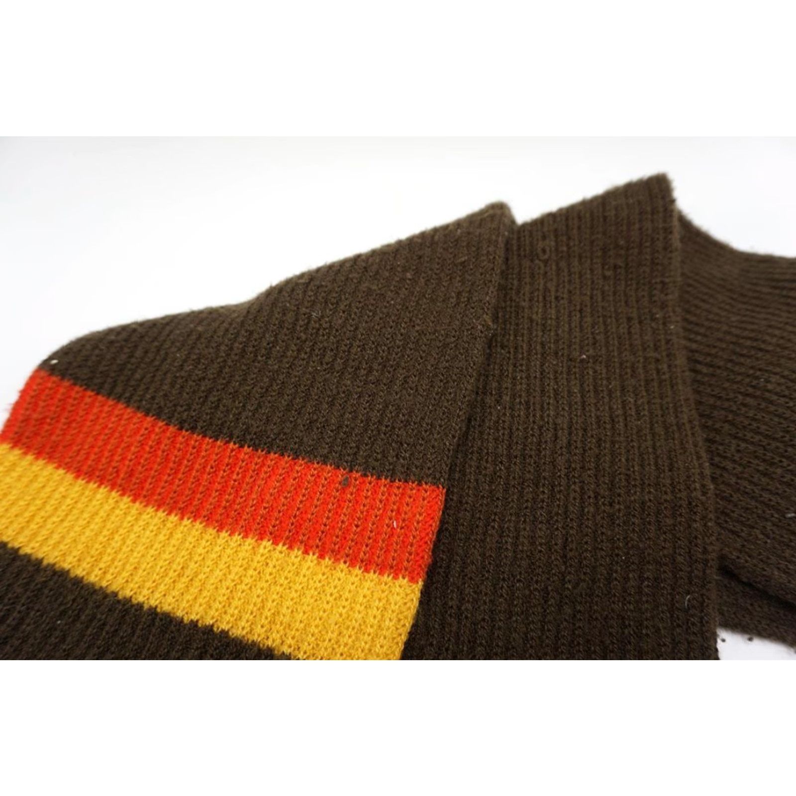 Vintage VINTAGE Striped Acrylic Winter Scarf 1970's Size ONE SIZE - 4 Thumbnail