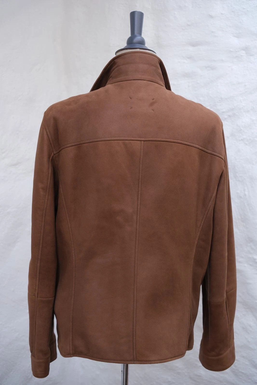 Brunello Cucinelli NEW Brunello Cucinelli Shearling Biker Brown XL Size US XL / EU 56 / 4 - 4 Thumbnail