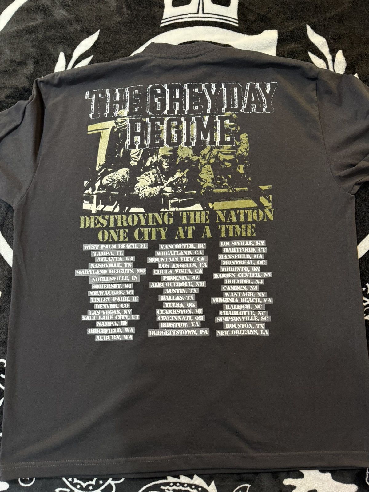 G59 Records Greyday 2025 tour t shirt Size US XXL / EU 58 / 5 - 3 Thumbnail
