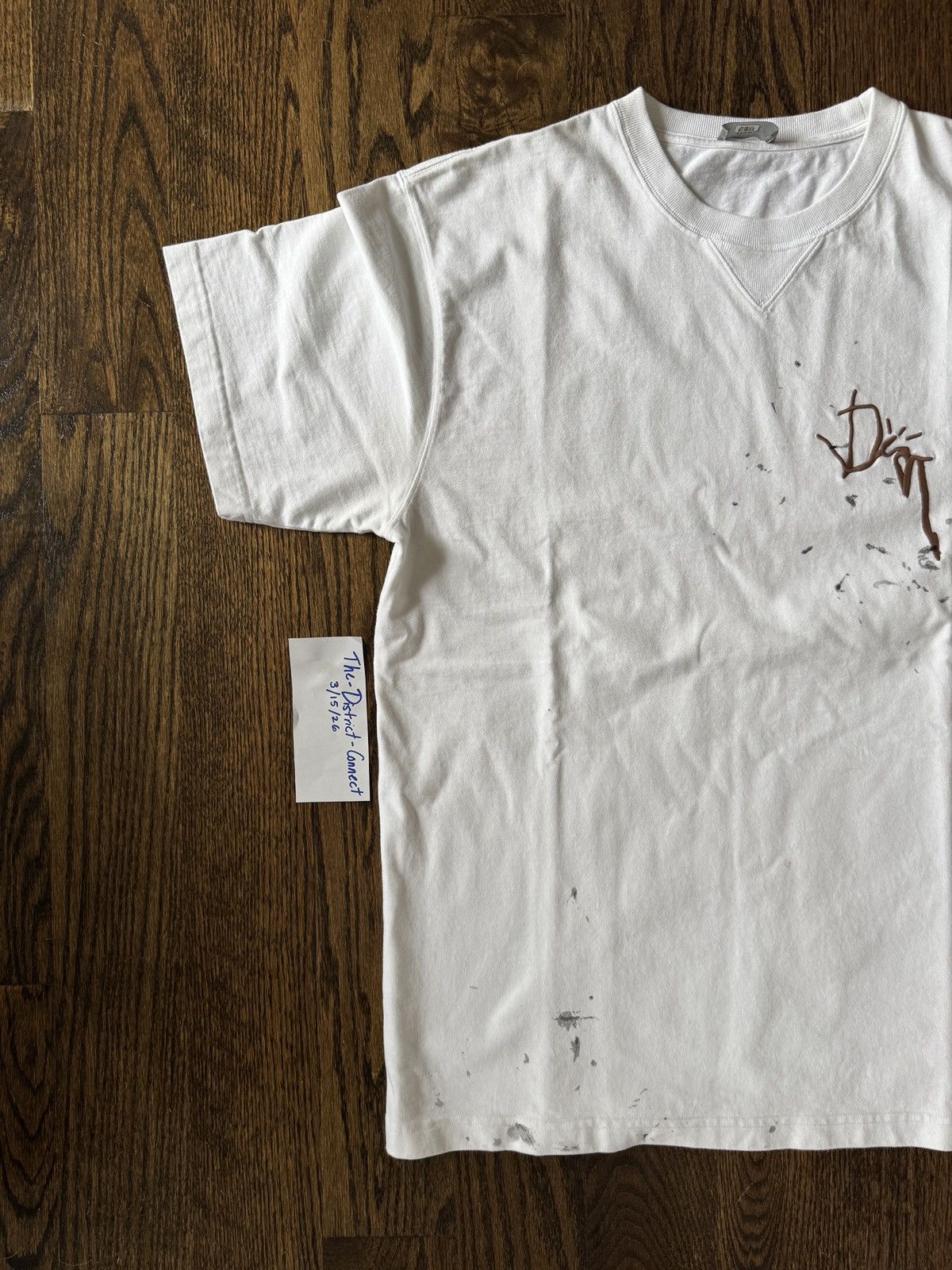Dior × Travis Scott Oversized White T-Shirt Dior x Travis Scott Size US XXL / EU 58 / 5 - 5 Thumbnail