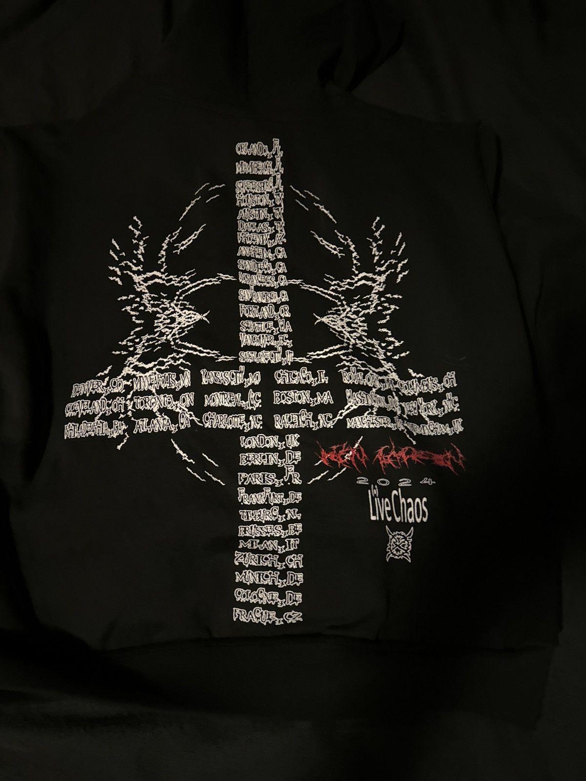 Ken carson More chaos tour hoodie