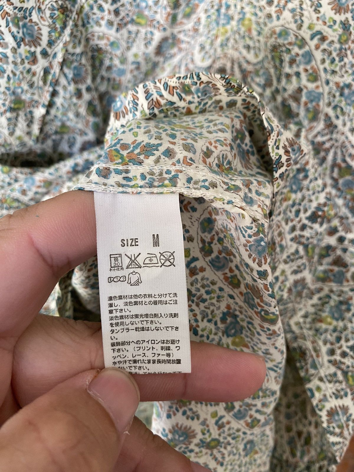 Kazuki Kuraishi × Levi's Vintage Clothing × Takahiromiyashita The Soloist. SS10 Levi's x Takahiro Miyashita paisley pullover Size US M / EU 48-50 / 2 - 16 Thumbnail