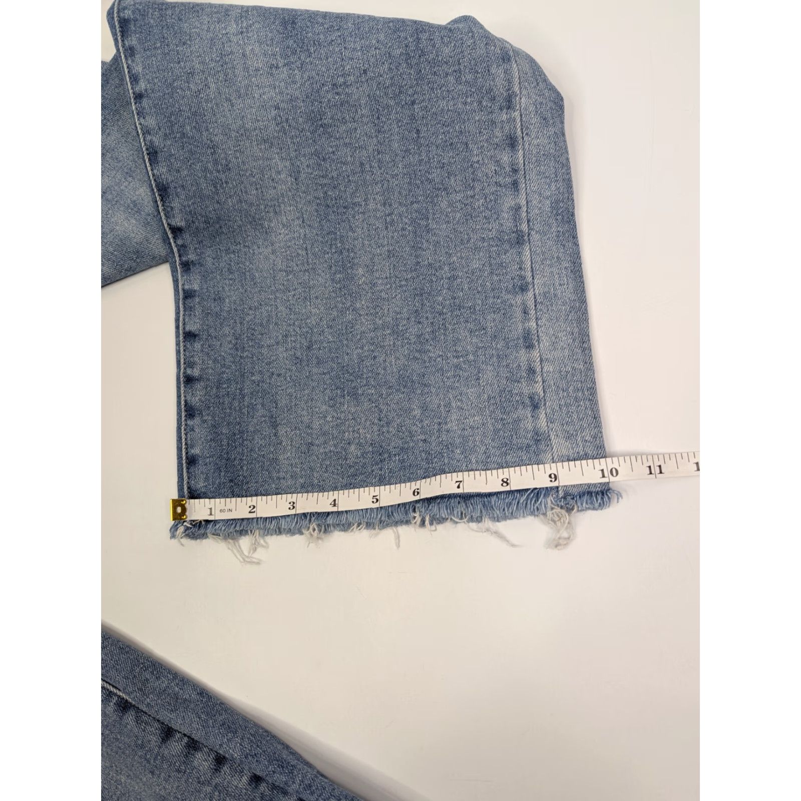 Vintage Judy Blue Fairmont High Rise Wide Leg Raw Hem Jeans Womens 13/31 Jeans Size 34" / US 12 / IT 48 - 7 Thumbnail