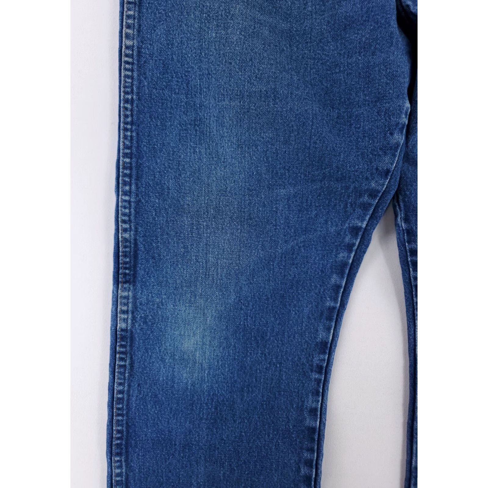 Wrangler VINTAGE Wrangler 13MWZ Jeans Mens 36 x 29 Blue Whiskering 70s 80s Straight Jeans Size US 36 / EU 52 - 4 Thumbnail
