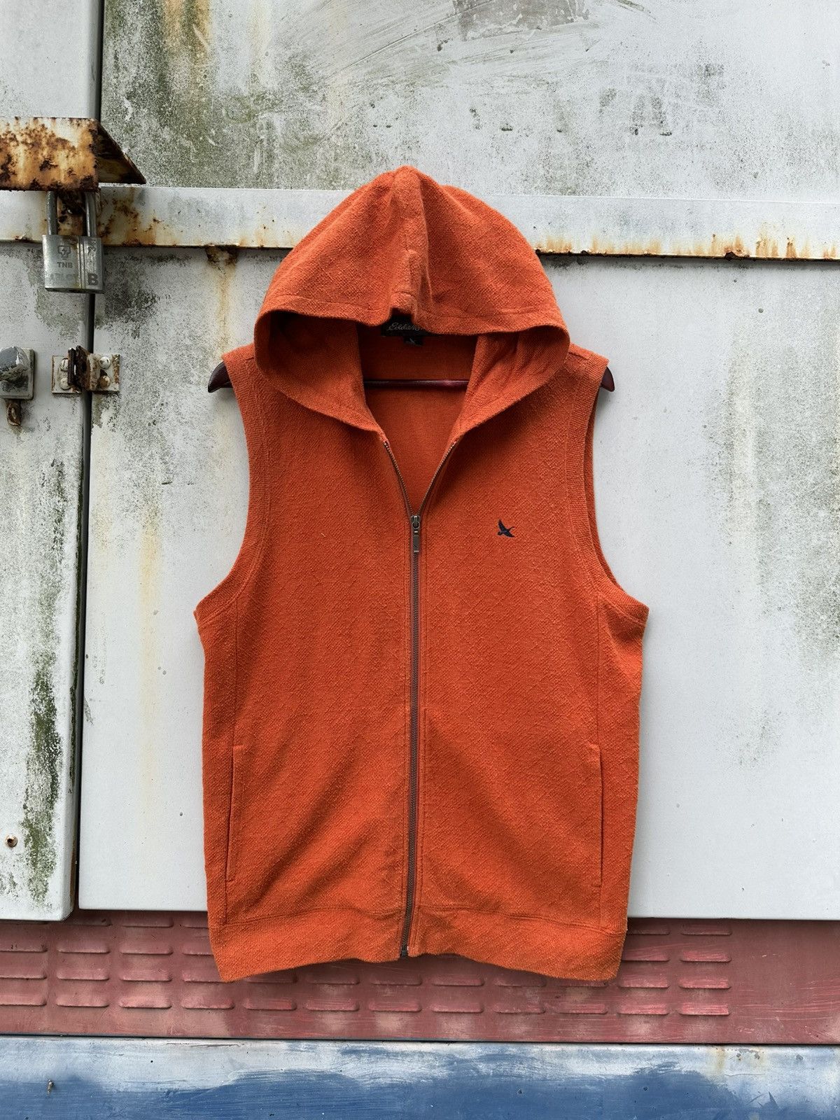 Eddie Bauer 👹Edidie Bauer Orange Hooded Vipper Vests Size US M / EU 48-50 / 2 - 2 Thumbnail