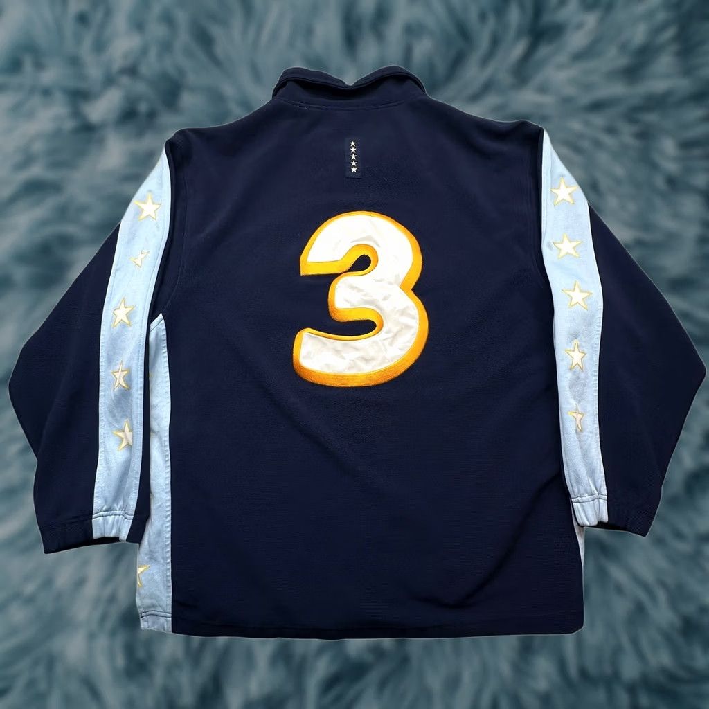 Vintage VINTAGE Snoop Dogg Branded Apparel #3 Varsity Warm Up Jacket Mens 2XL Hip Hop Blue Solid Zip Coat Pattern Jacket Long Sleeve College style Size US XXL / EU 58 / 5 - 1 Thumbnail