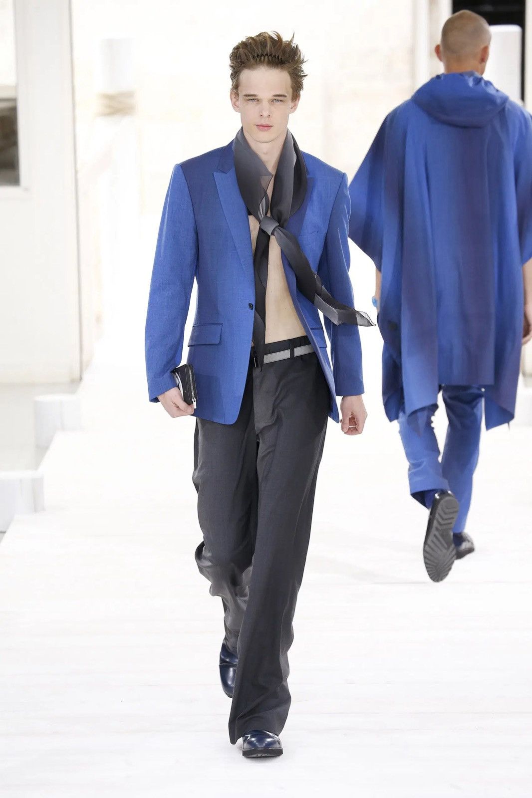 Issey Miyake ✅2015 SS RUNWAY 💙AVANT GARDE ISSEY MIYAKE CASUAL BLUE Size US M / EU 48-50 / 2 - 1 Thumbnail
