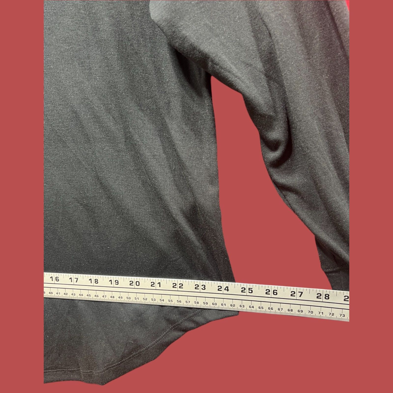 Other Ava & Viv - Women's V-neck Long Sleeve T-Shirt - Black - XXL Size XXL / US 16-18 / IT 52-54 - 6 Thumbnail