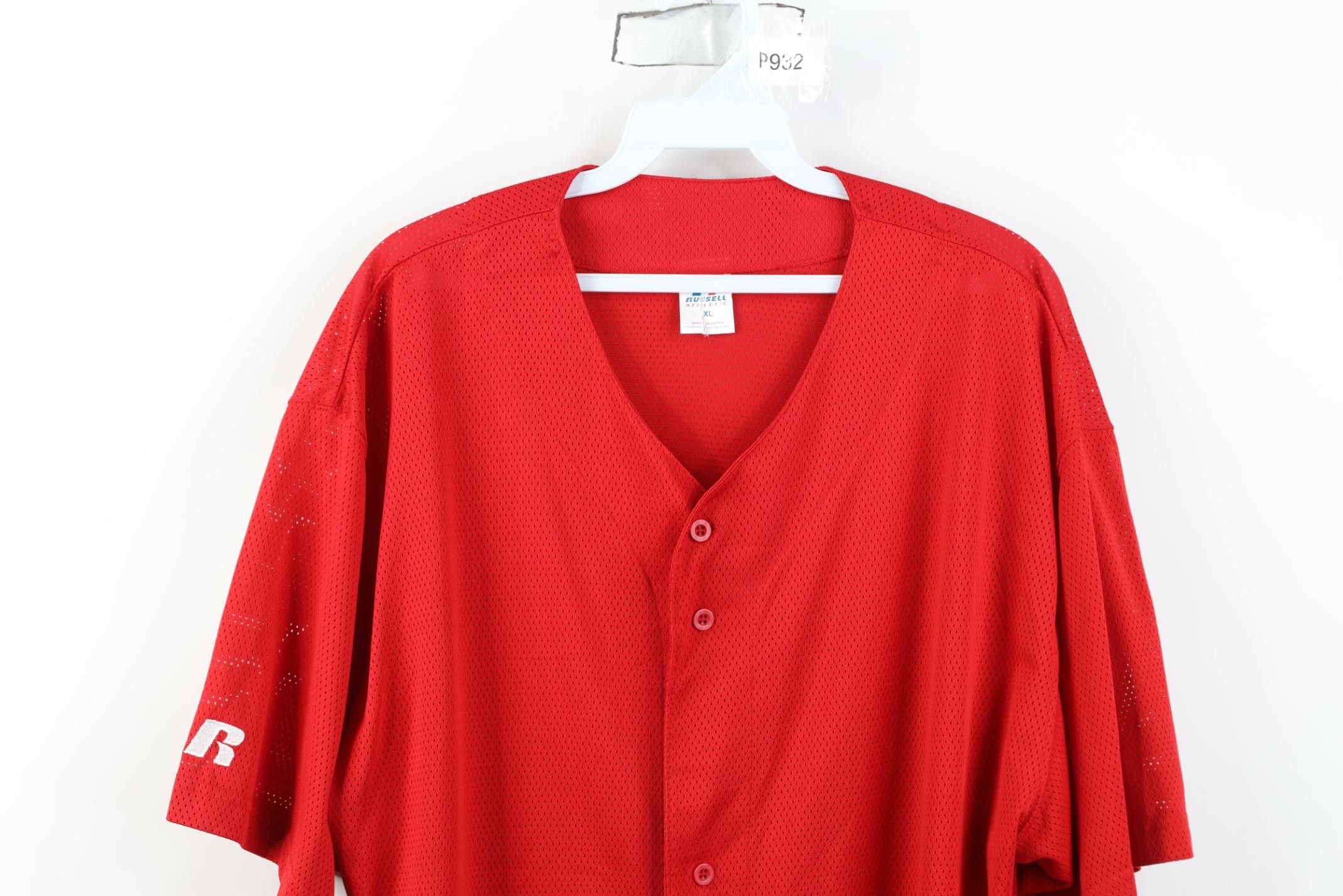 Russell Athletic Vintage 90s Russell Athletic Short Sleeve Baseball Jersey Size US XL / EU 56 / 4 - 2 Thumbnail