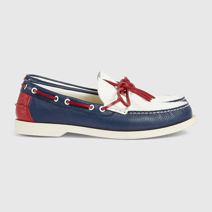 Gucci o1s1wg110225 Boat Shoes in Multicolor Size US 8.5 / EU 41-42 - 1 Thumbnail