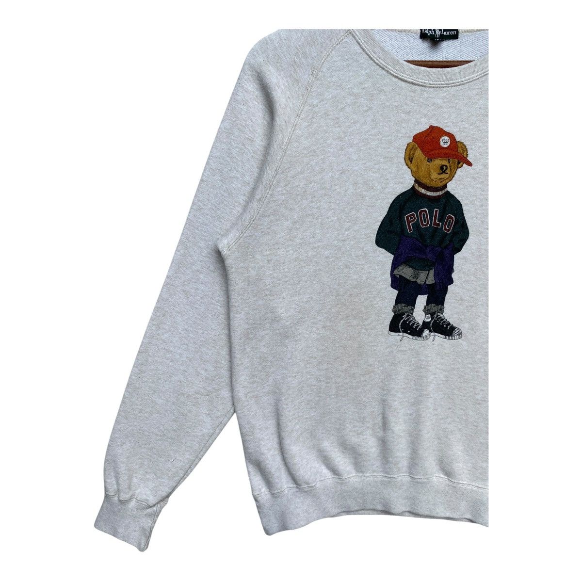 Polo Ralph Lauren Vintage Polo Ralph Lauren Kids Polo Bear Sweatshirt Size 160 Size US M / EU 48-50 / 2 - 3 Thumbnail